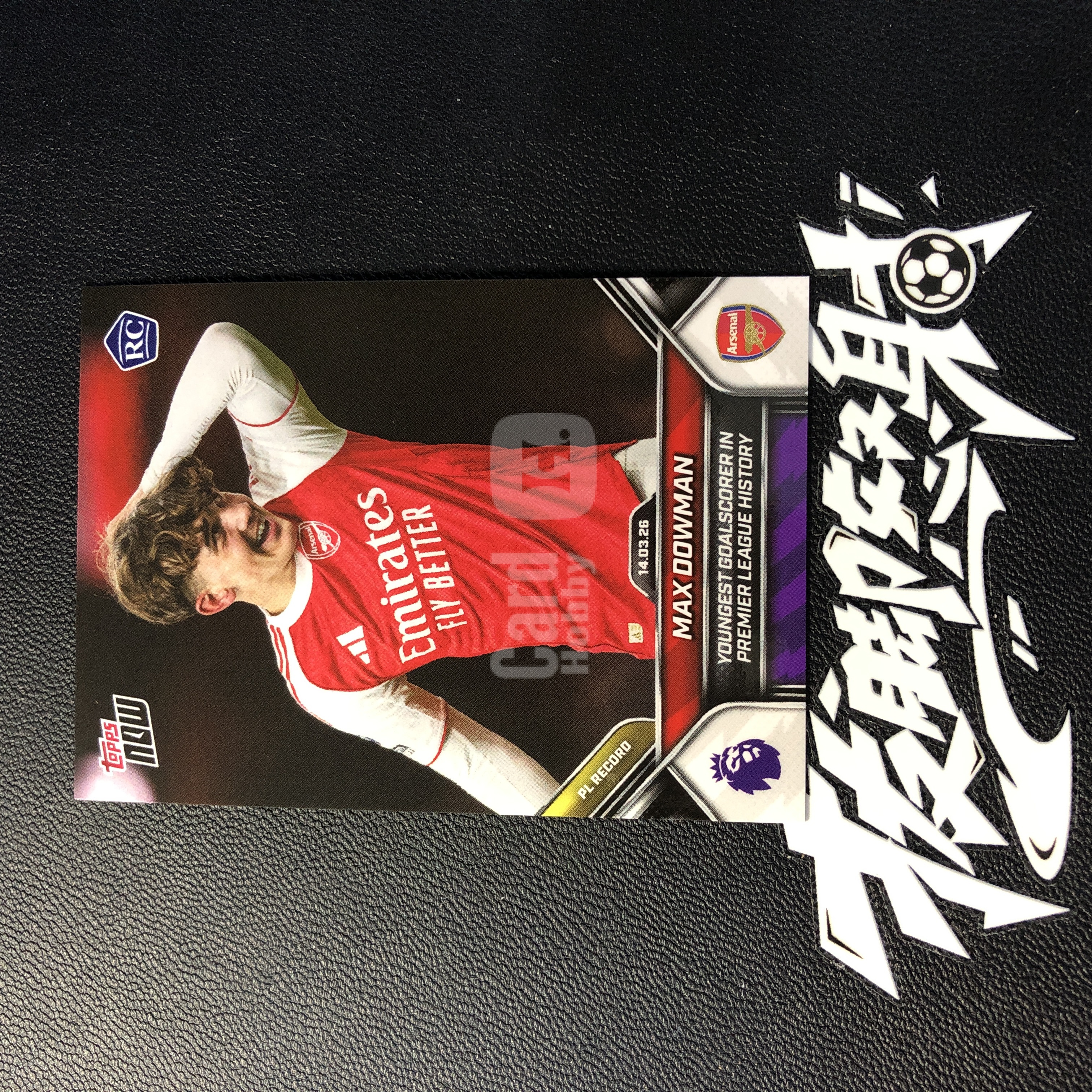 【拔脚代卖】2026 Topps Now 英超 马克斯 道曼 Max Dowman 阿森纳 枪手 RC新秀 成为英超历史最年轻进球者 纪念卡 英格兰收藏必备 瑕疵如图｜拔脚沙漠BH1
