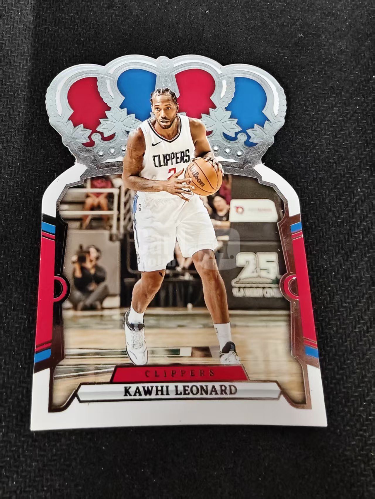 2023-24 panini Crown Royale kawhi leonard 皇冠 快船 科怀 伦纳德 卡哇伊 皇冠 异形 划痕 边角瑕疵 #51