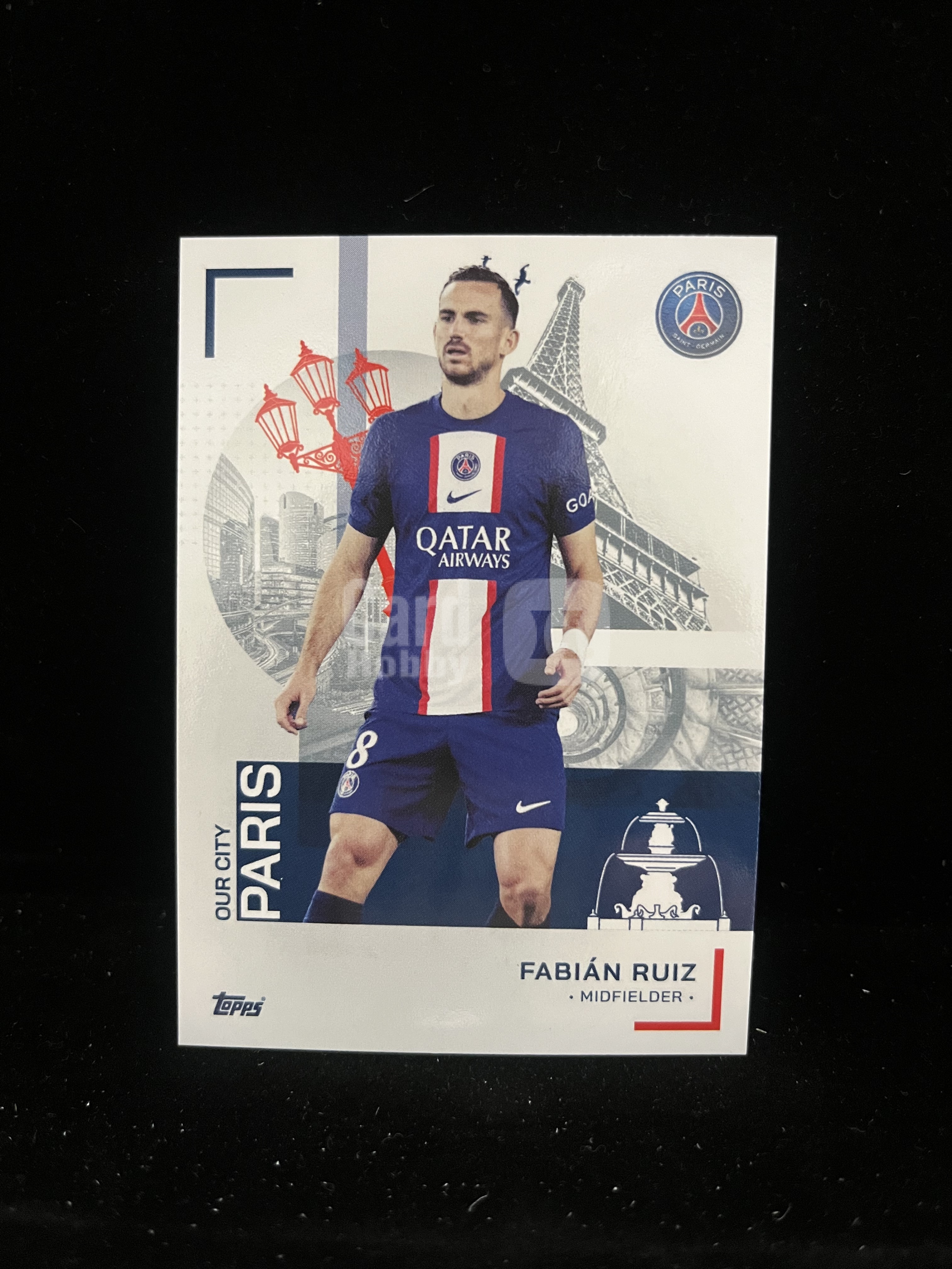 免费代拍 2023 Topps Paris Saint-Germain Team Set 法甲 法比安·鲁伊斯 Fabián Ruiz 卡品如图#H425