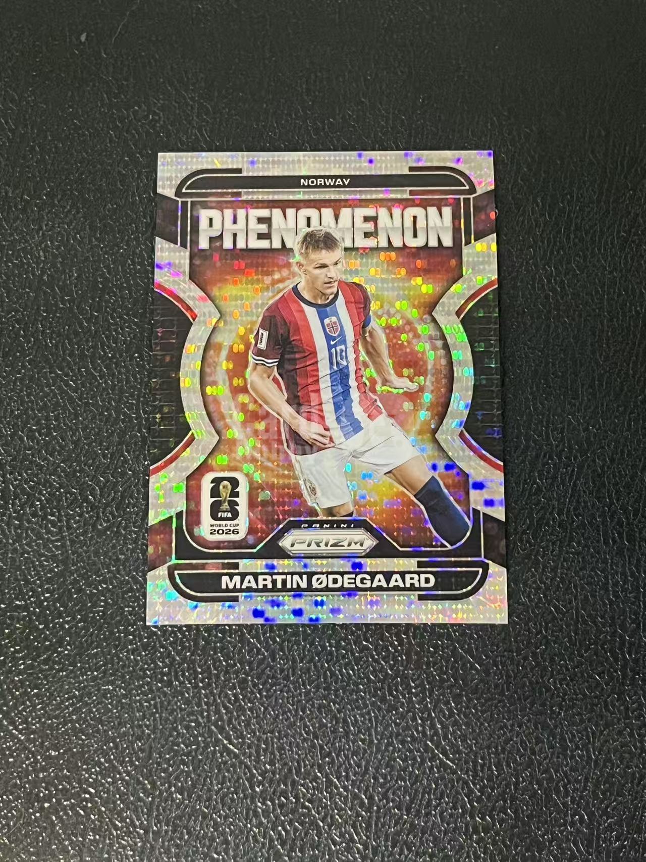 2026 Panini World Cup Prizm Martin Odegaard 厄德高 特卡 脉冲折 挪威 世界杯 银折 实卡精美 卡品如图 LA-5