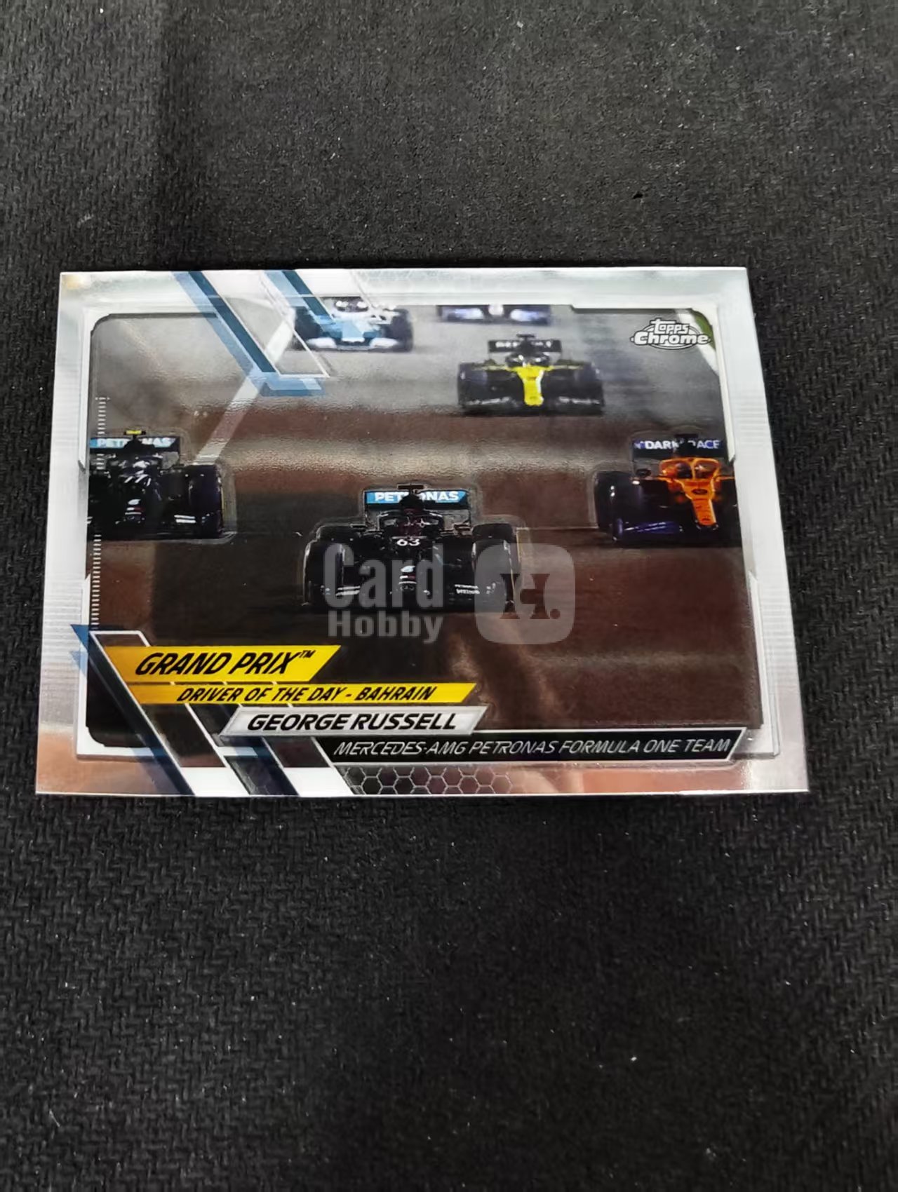 2021 Topps Chrome George Russell F1 威廉姆斯车队 乔治 拉塞尔 划痕 边角瑕疵 #156