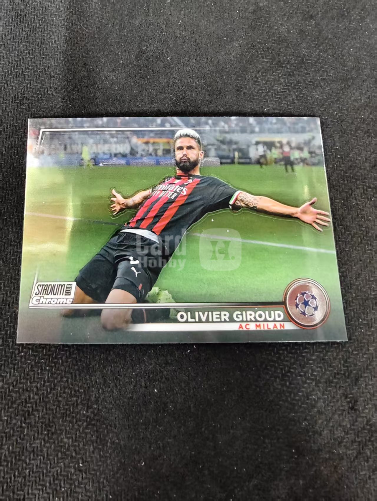 【可合并,不累计】2023 Topps Stadium Club Chrome Olivier Giroud 吉鲁 AC米兰 欧冠 竞技场 不保卡品 介意勿拍 #70