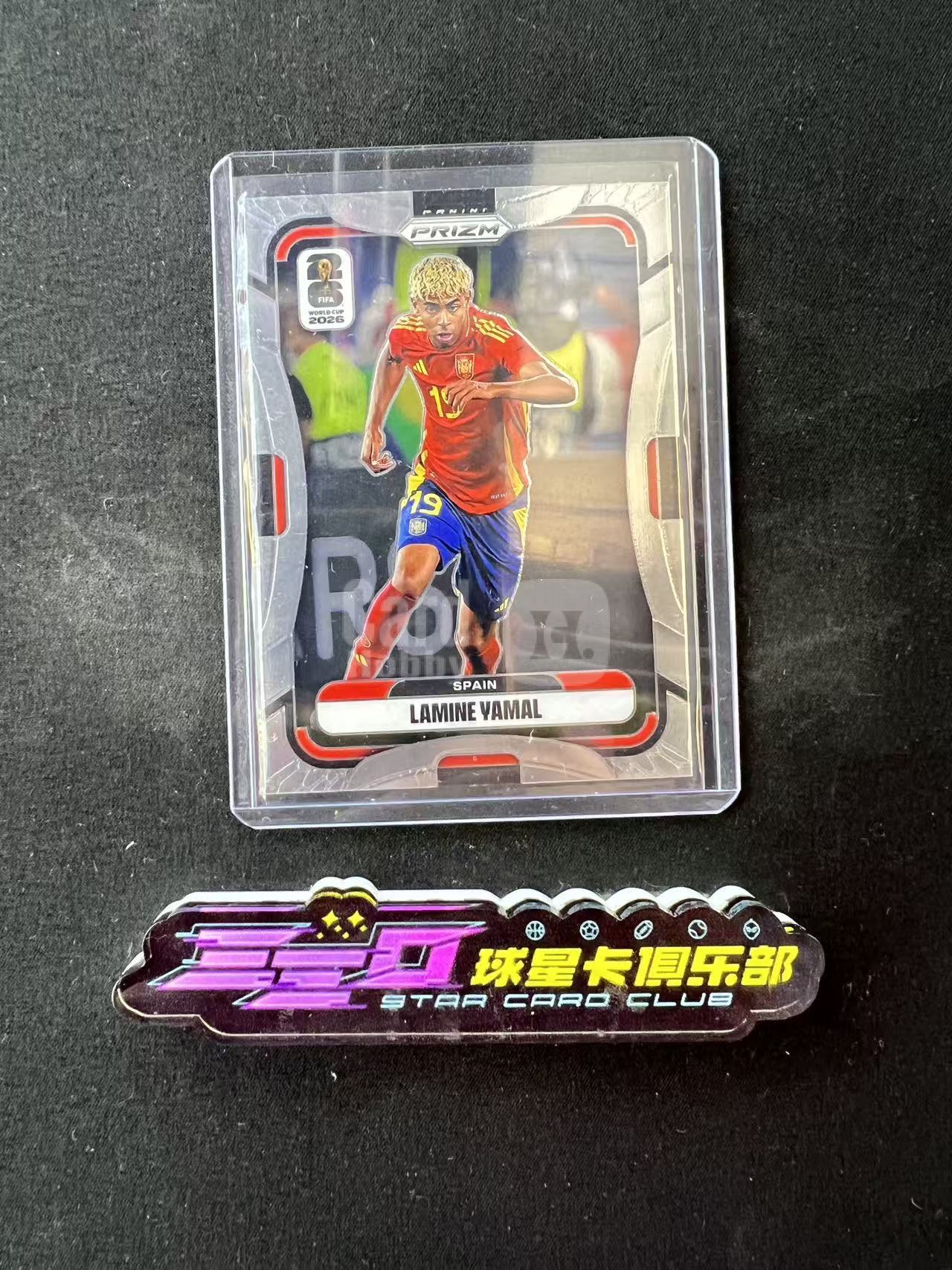 7668【330球星卡实体店代卖】panini 2026 PZ世界杯 prizm Lamine Yamal 西班牙 拉明 亚马尔 正base 天才 巴萨 (R土人)