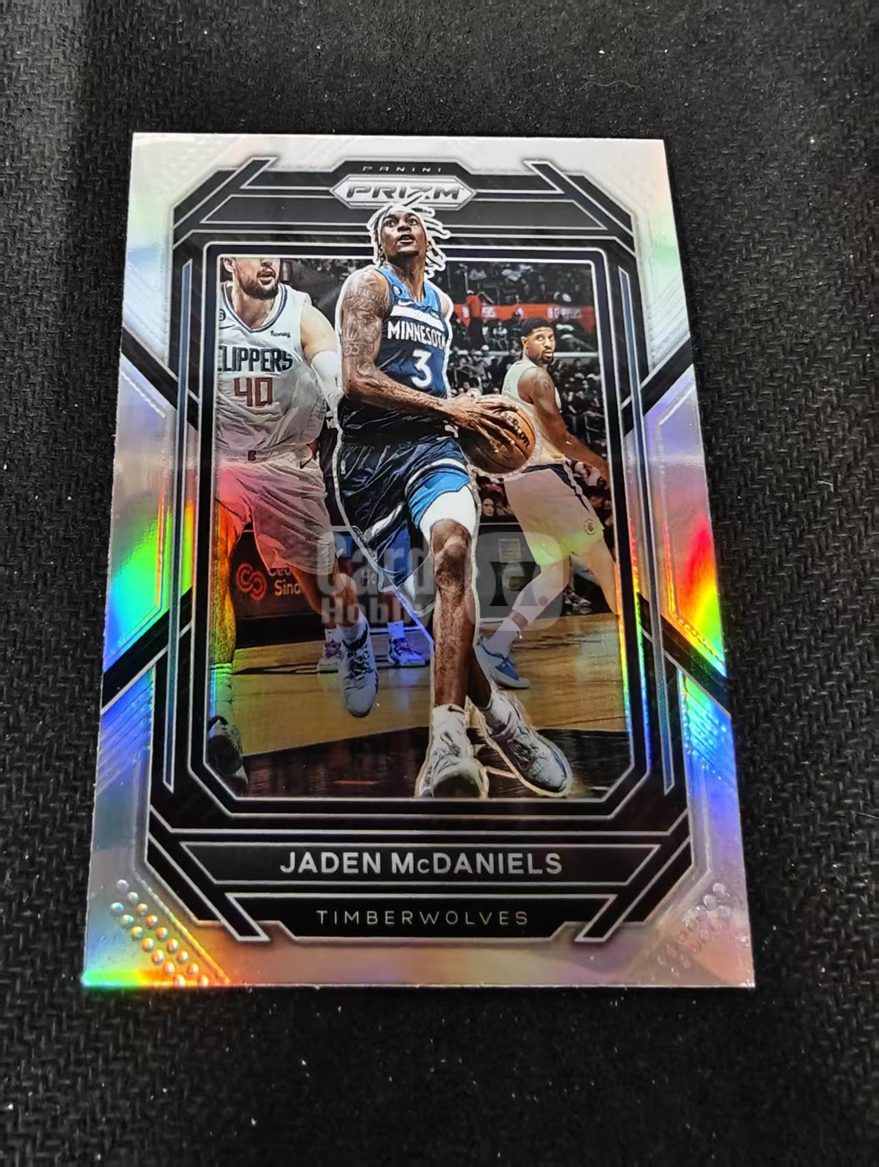2022-23 Panini Prizm Jaden McDaniels 森林狼 杰登麦克丹尼尔斯 银折 PZ 划痕 边角瑕疵 #52