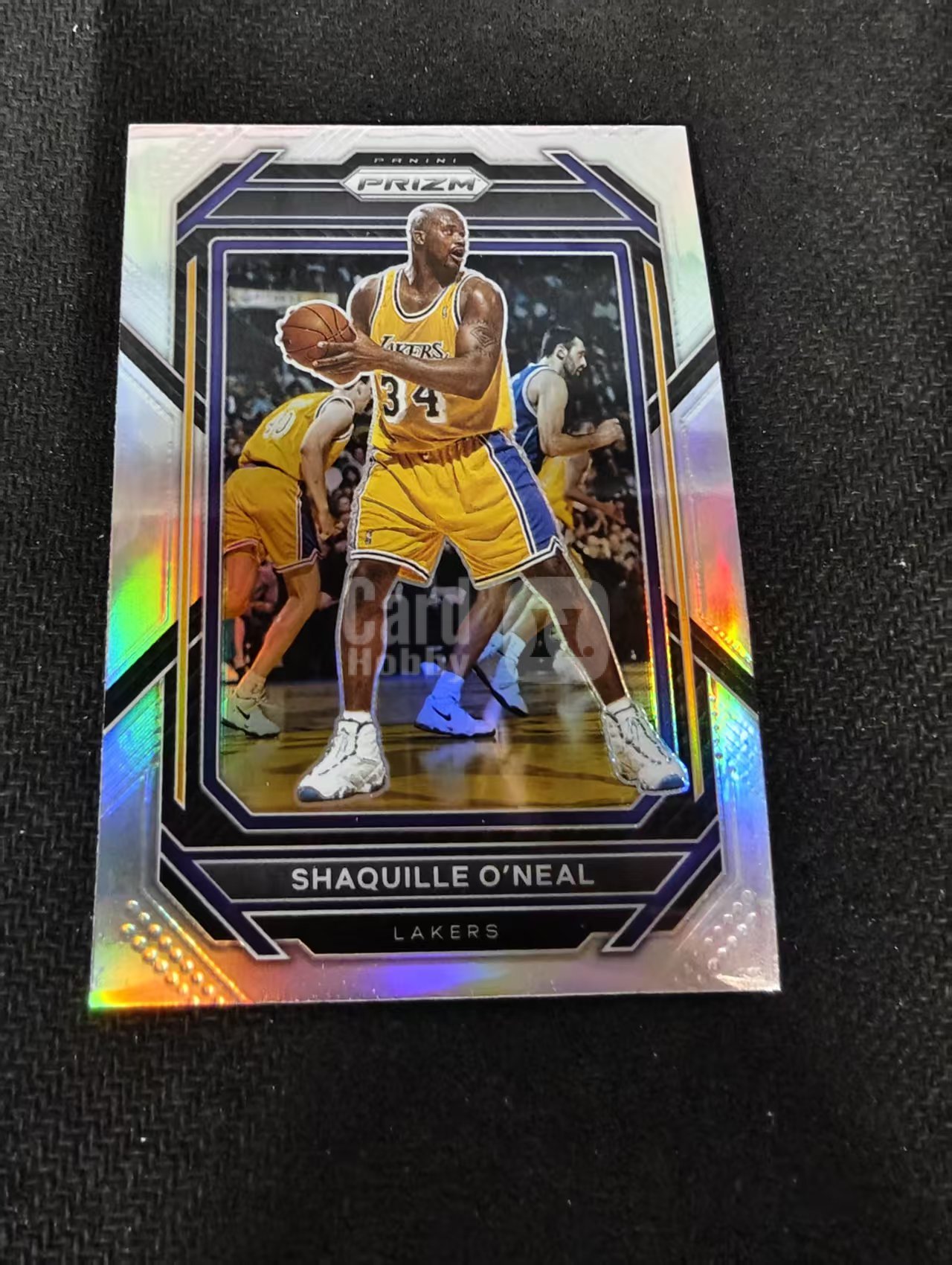 2022-23 Panini Prizm Shaquille O'Neal PZ 奥尼尔 沙奎尔 湖人 银折 PZ 划痕 边角瑕疵 #297