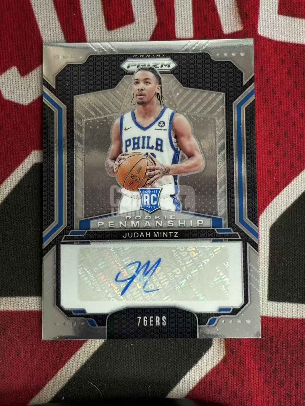 2024-25 PANINI PRIZM PZ系列 Judah Mintz 76人 新秀RC 朱达明茨 签字卡 正新秀书法签字卡 专收凑套必备【烂臭嘴拍卖】