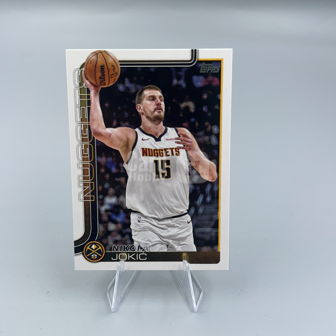 2025 Topps Topps Nikola Jokic 【顺丰速运 只合并不累计】topps 约老师 约基奇 base J