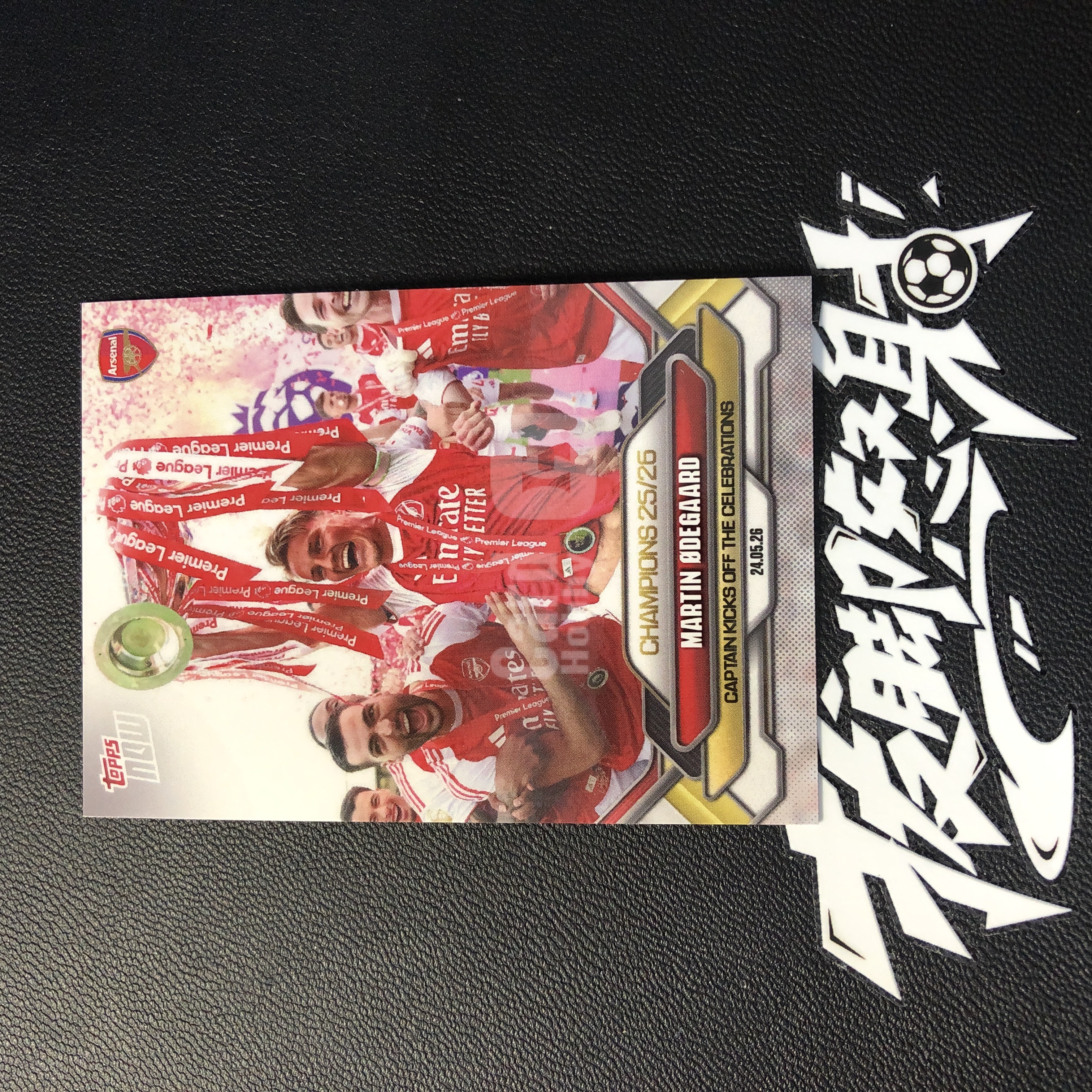 【拔脚代卖】2026 Topps Now 英超 马丁 厄德高 Martin Odegaard 阿森纳 枪手 率领阿森纳夺得25/26赛季英超冠军 纪念卡 瑞典国家队收藏必备 瑕疵如图｜拔脚沙漠BH4