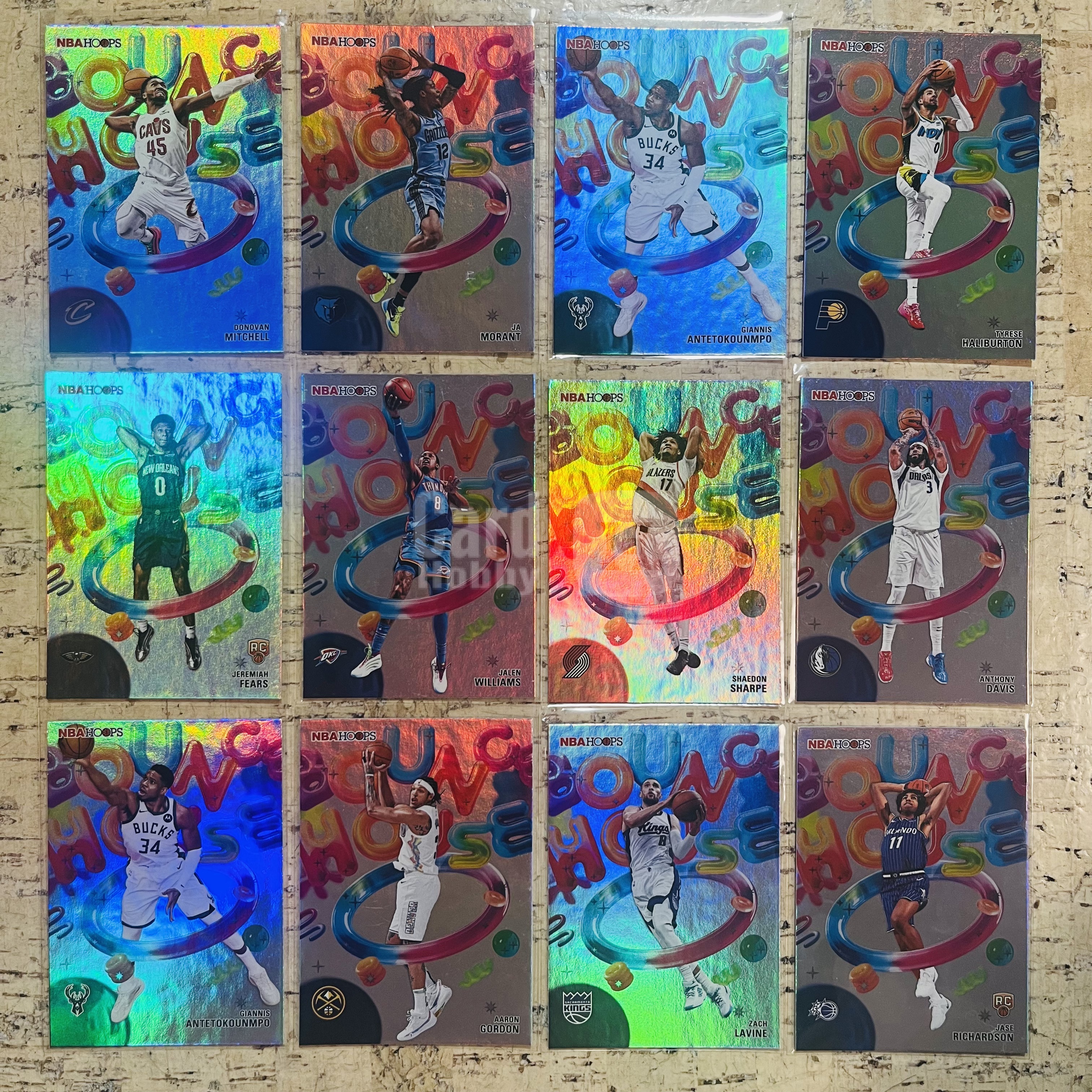 2025-26 Topps NBA Hoops Tyrese Haliburton 跳跳屋 特卡 12张打包 哈利伯顿 字母哥 莫兰特 带队 此标有膜无夹【小卡迷拍卖累积半年】