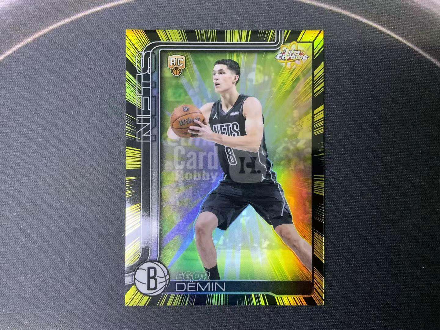 2025-26 Topps Chrome Egor Demin RC tc update 篮网 叶戈尔 杰明 新秀 大比例 ssp 闪耀星秀 特卡 黑金佛光折 卡品如图 可乐