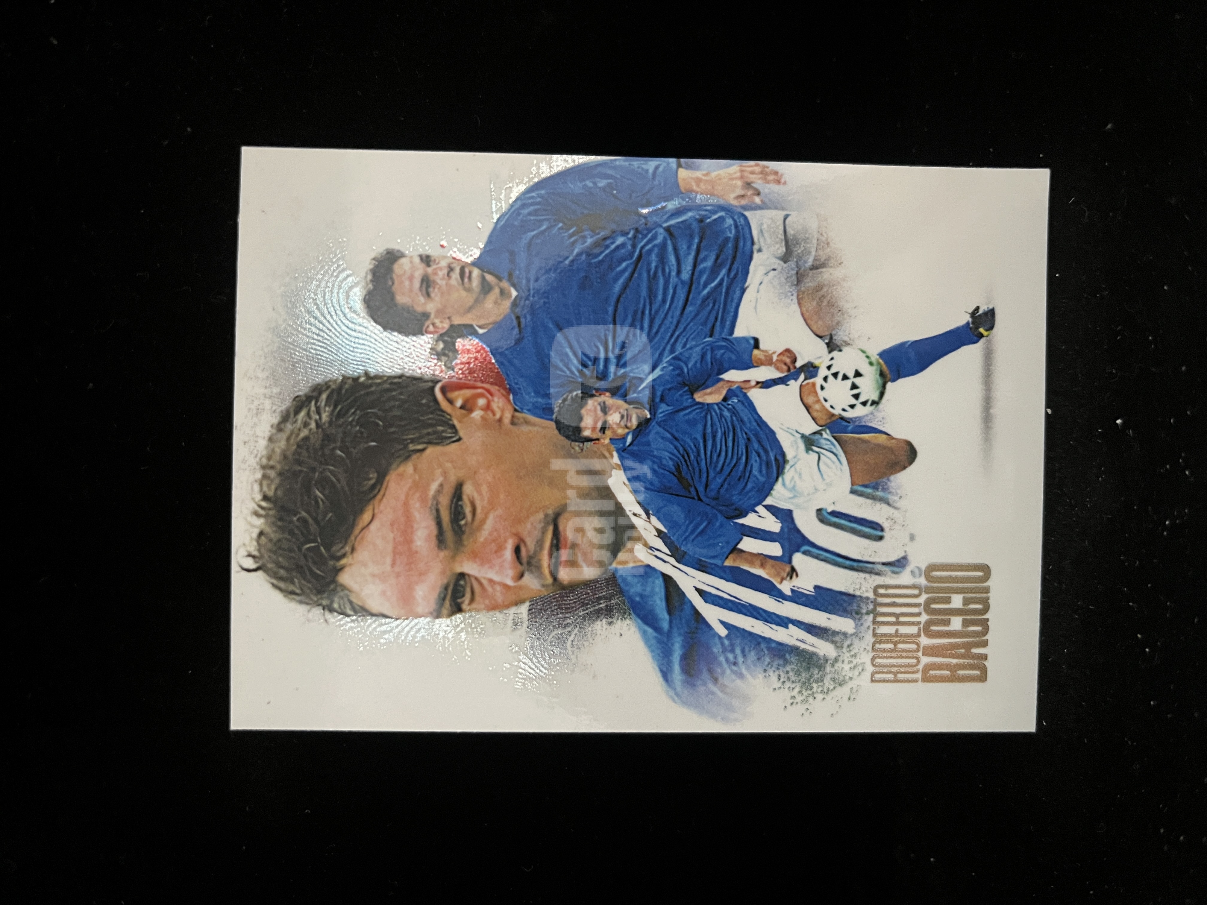 免费代拍 Futera Unique 罗伯特·巴乔 Roberto Baggio 折射 卡品如图#A181
