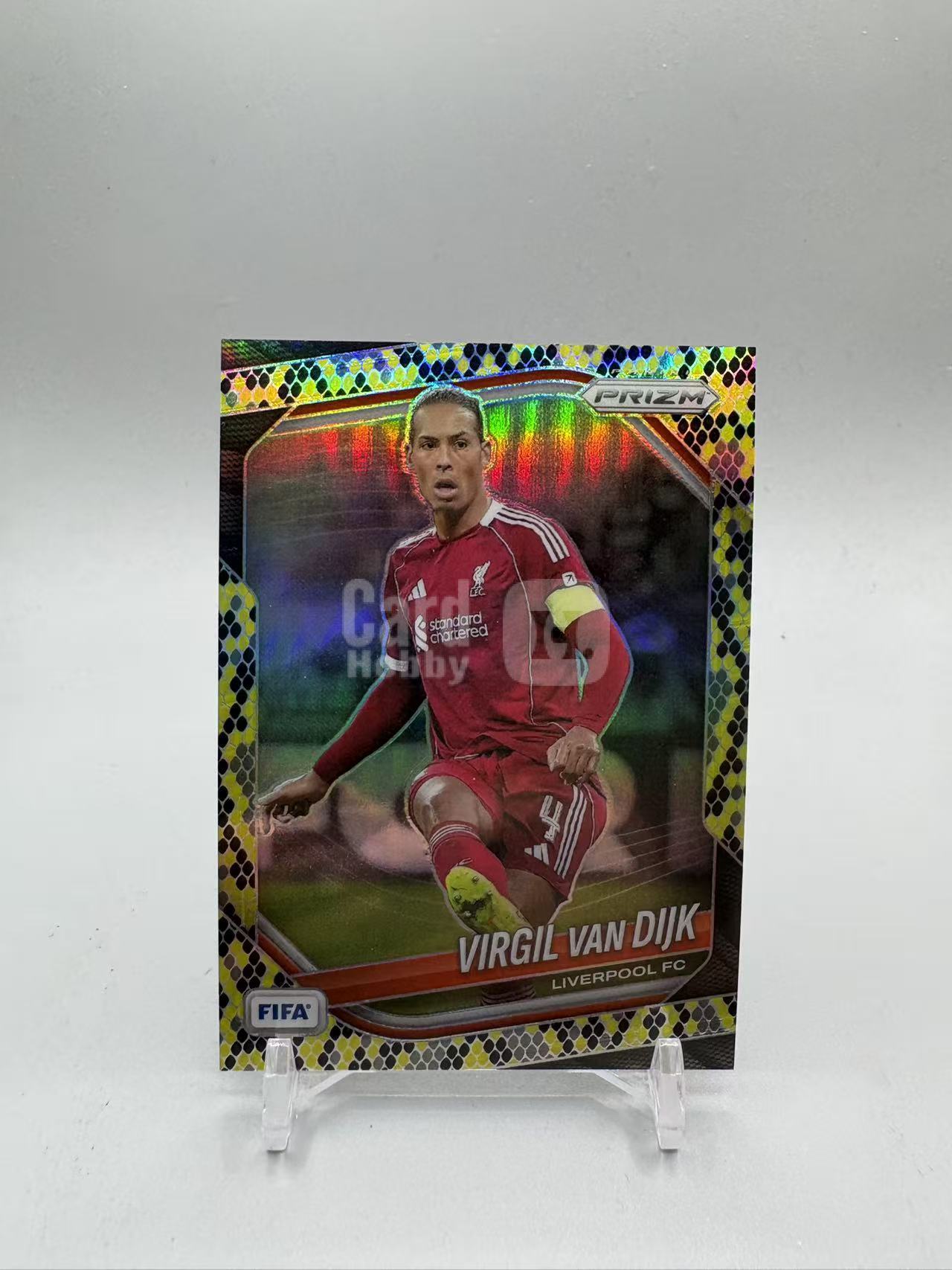 2025-26 Panini Prizm Virgil van Dijk 【灰灰代拍】FIFA PZ 范戴克 蛇皮折 SP 王蛇折 荷兰 利物浦 周