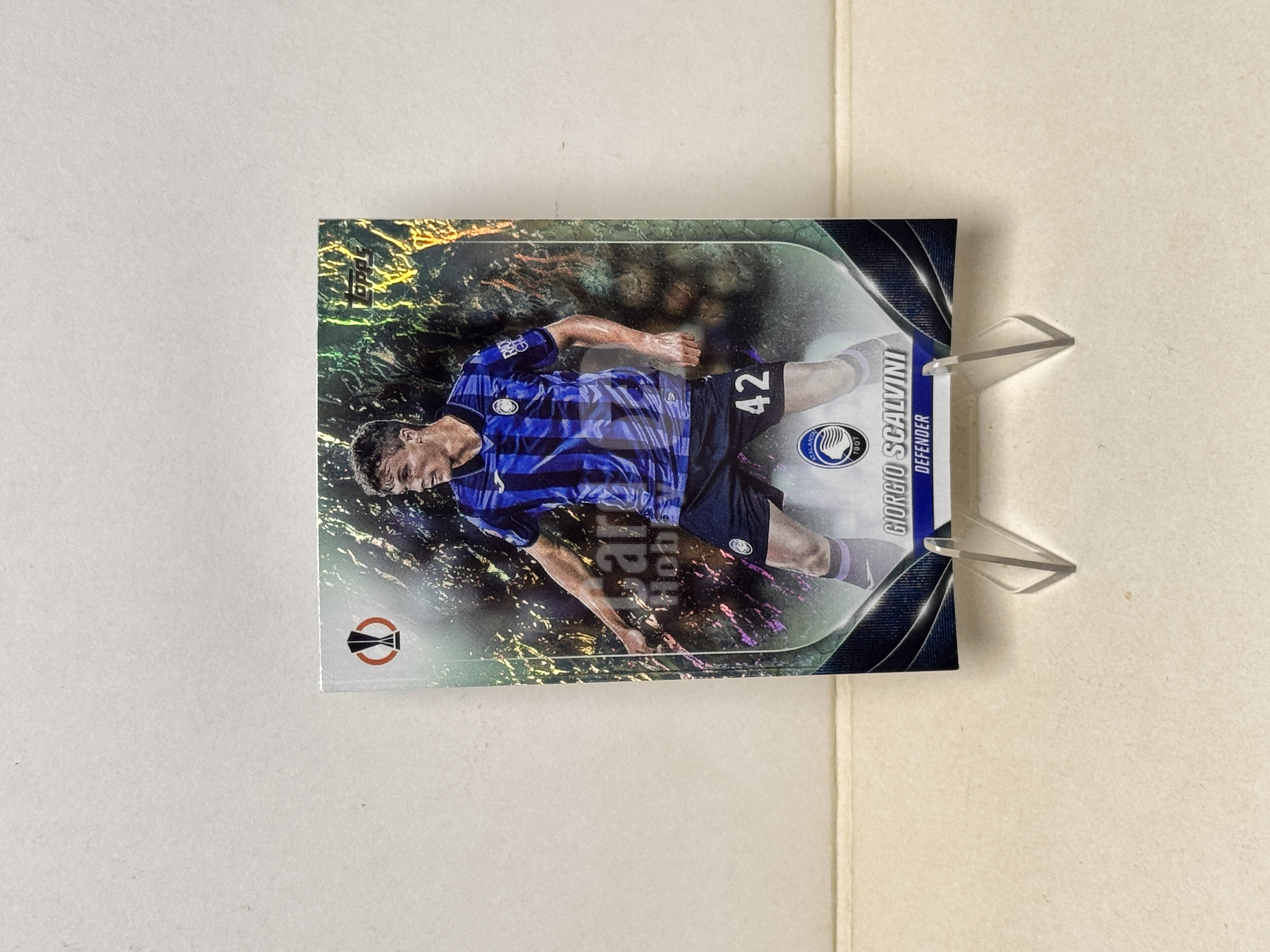 2024 Topps UCC Giorgio Scalvini 欧冠 碧玉 亚特兰大 斯卡尔维尼 碧玉折 折射 实卡精美 收藏必备 卡品如图【星爷代拍】M2-3