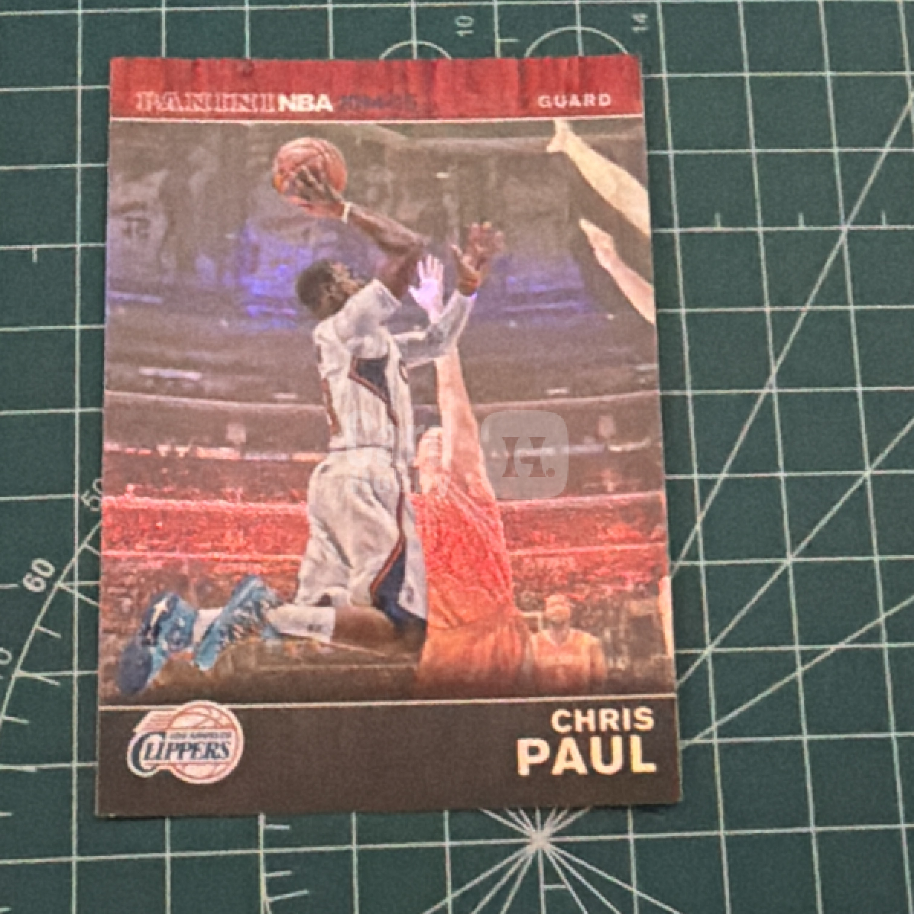 2014-15 Panini Americana Chris Paul S.p.a.克里斯保罗 CP3 折射特卡 银折 闪卡 镭射卡 精美选图 十年老卡 绝版卡 稀有大比例 边瑕