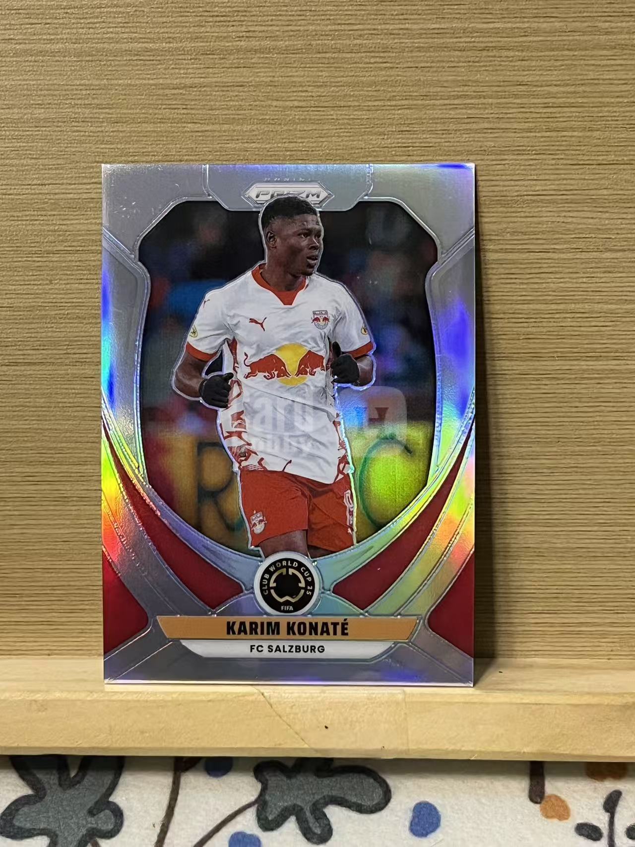 2026 Panini Prizm Karim Konate 科纳特 萨尔茨堡红牛 银折 世俱杯 实卡精美 卡品如图
