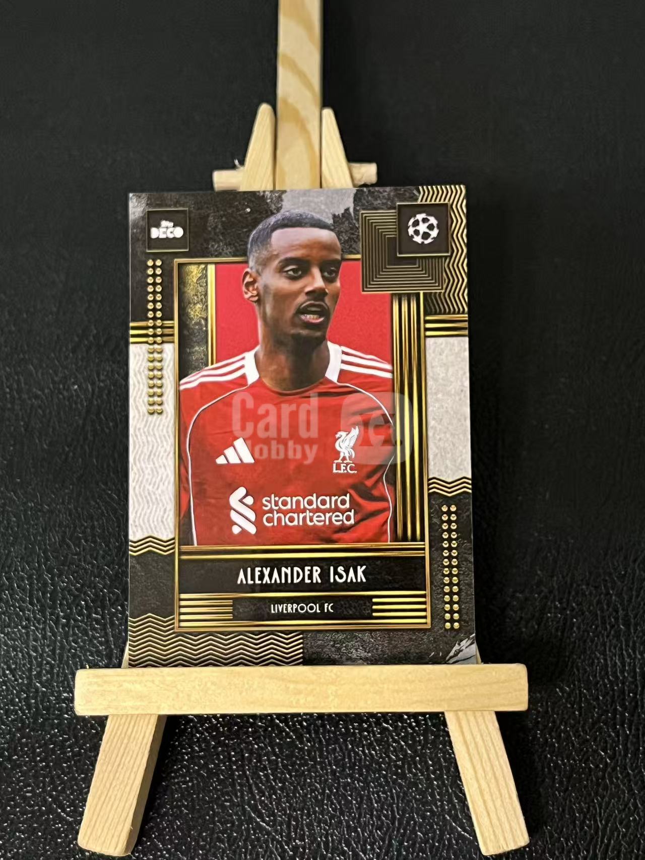 2025 Topps UEFA Alexander Isak 伊萨克 利物浦 欧冠 deco 实卡精美 卡品如图 LA-3