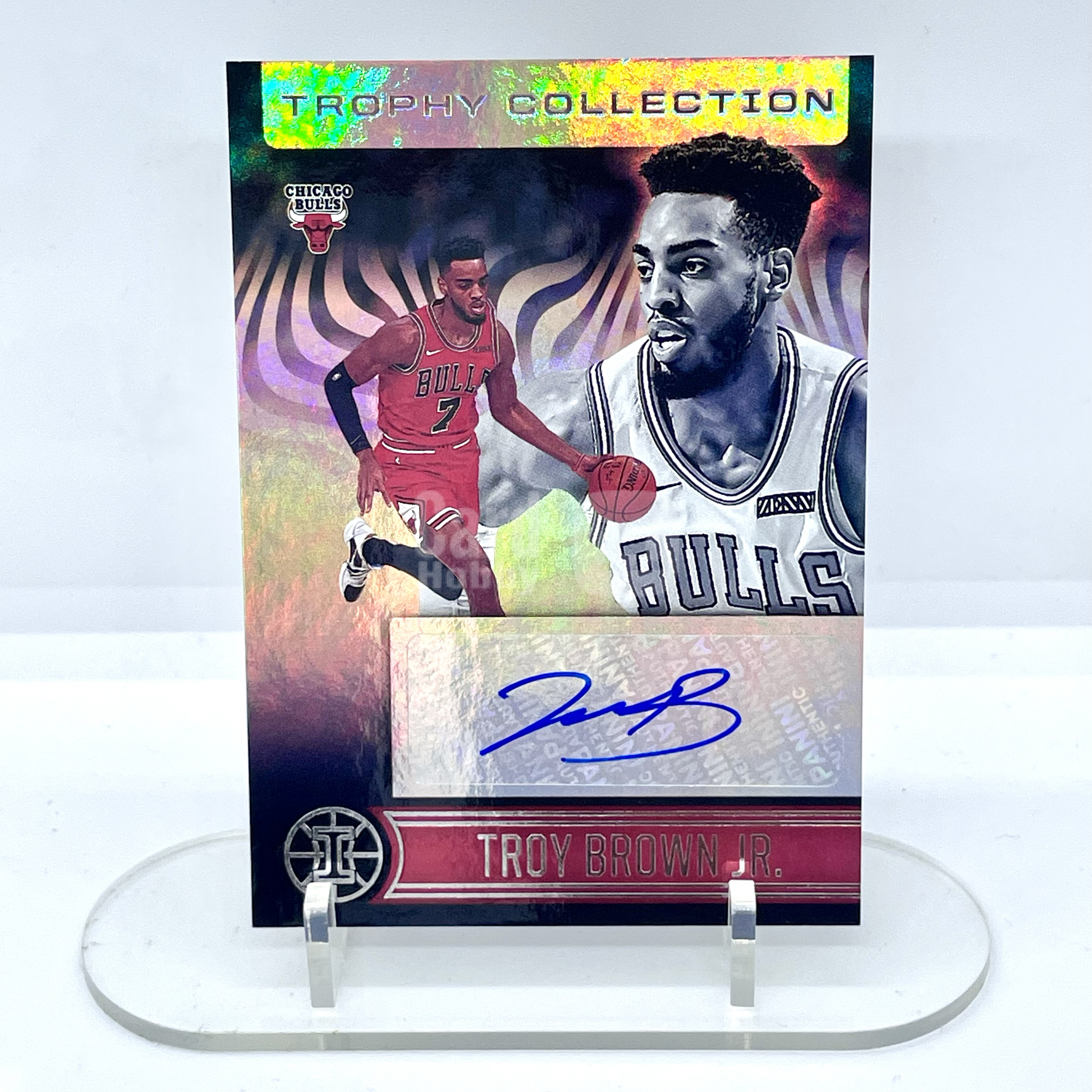 2021 Illusions Bulls Troy Brown JR. Trophy Collection Auto 签字 特洛伊 布朗 公牛 幻想 不保卡品【芥末】