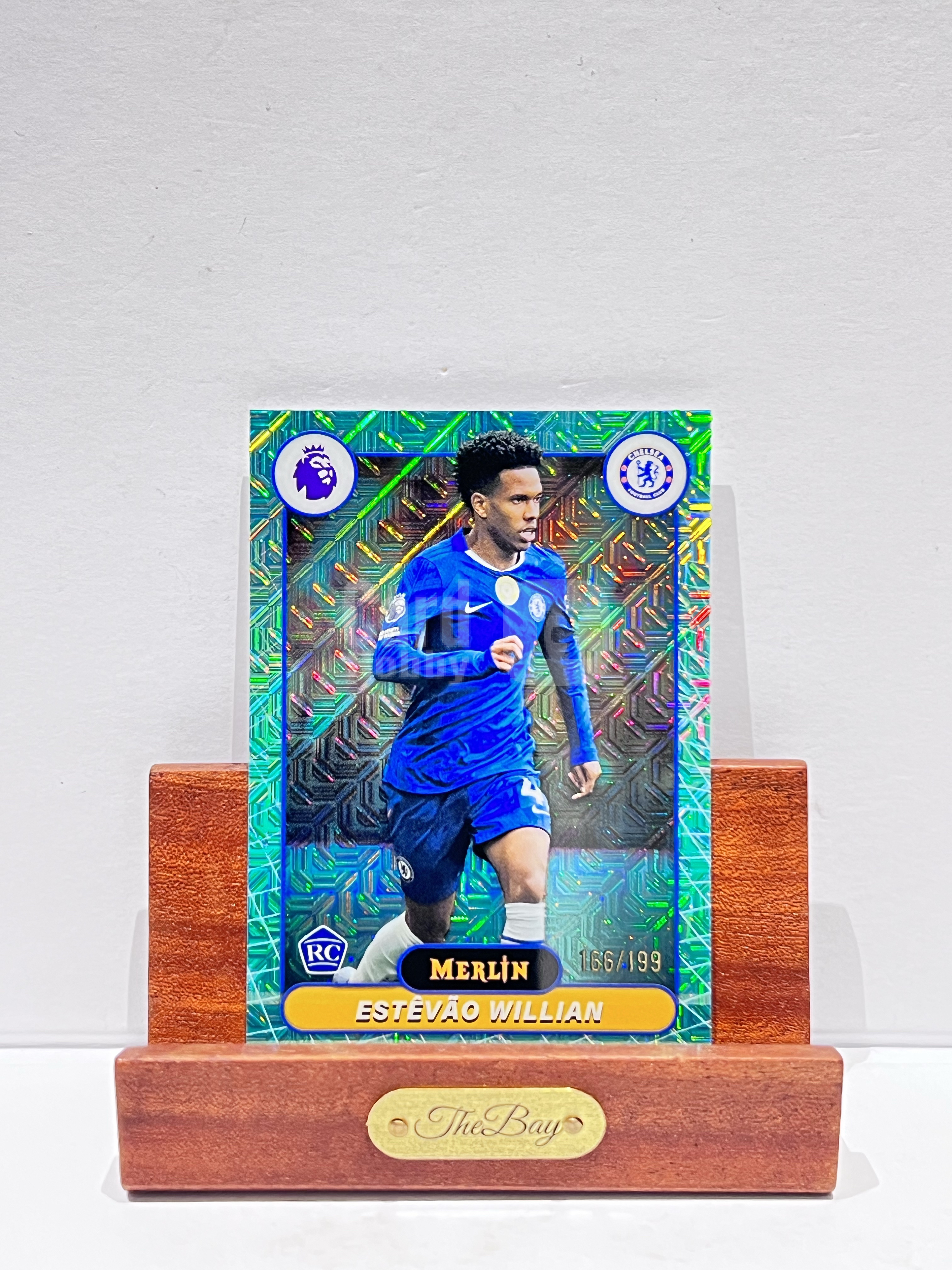 2025-26 Topps Merlin Chrome Estevao Willian RC【湾区拍档代卖】元年 英超 梅林 埃斯特旺 威廉 /199编 青Mojo折 青迷宫折 青折 新秀 切尔西 巴西 卡品如图 Complexxx Q06