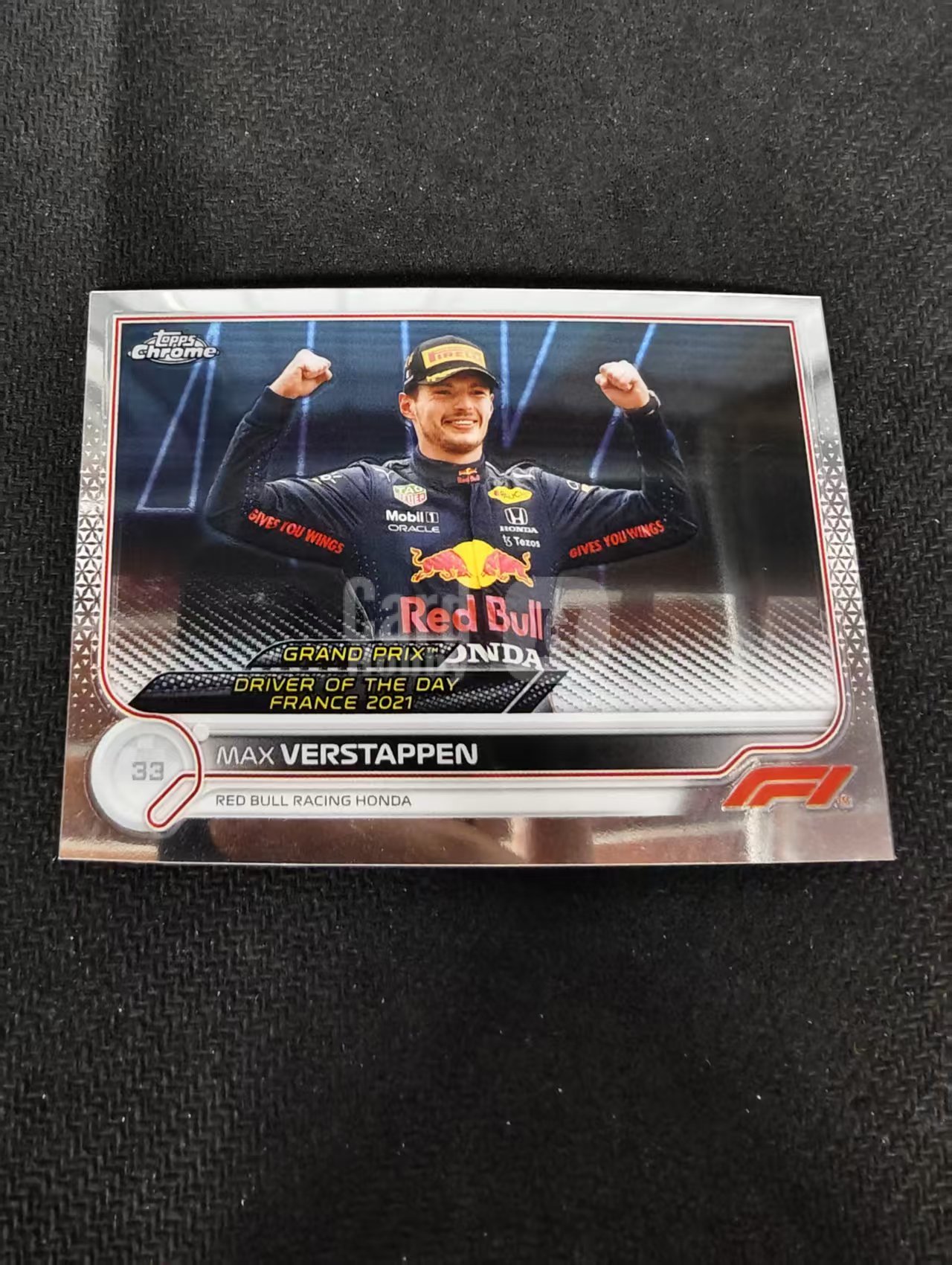 2022 Topps Chrome F1 Max Verstappen 维斯塔潘 红牛 划痕 边角瑕疵 #179