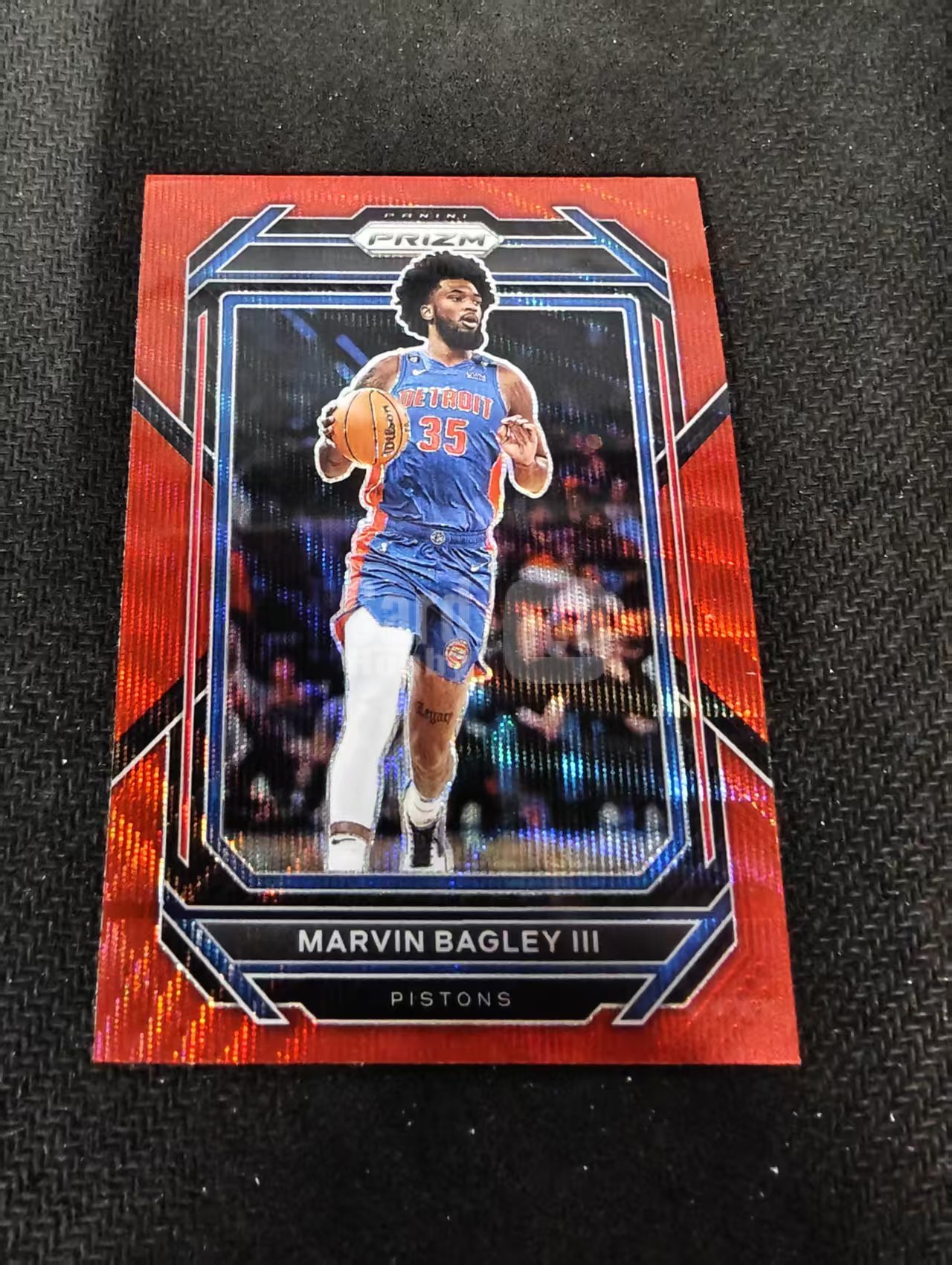 2022-23 Panini Prizm marvin bagley iii 活塞 马文 巴格利三世 红波纹 PZ 划痕 边角瑕疵 #73