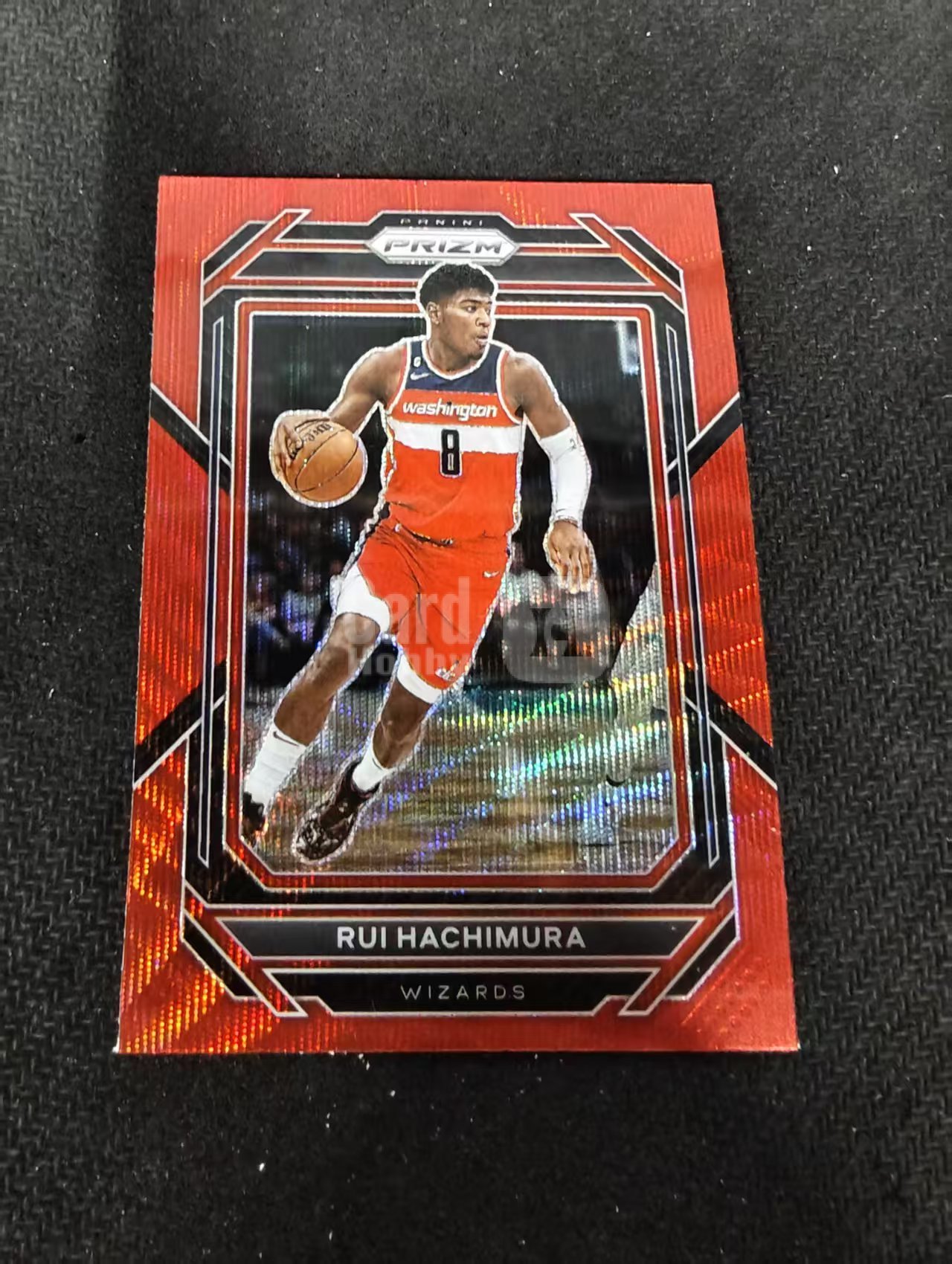 2022-23 Panini Prizm Rui Hachimura 八村塁 奇才 红波纹 PZ 划痕 边角瑕疵 #190