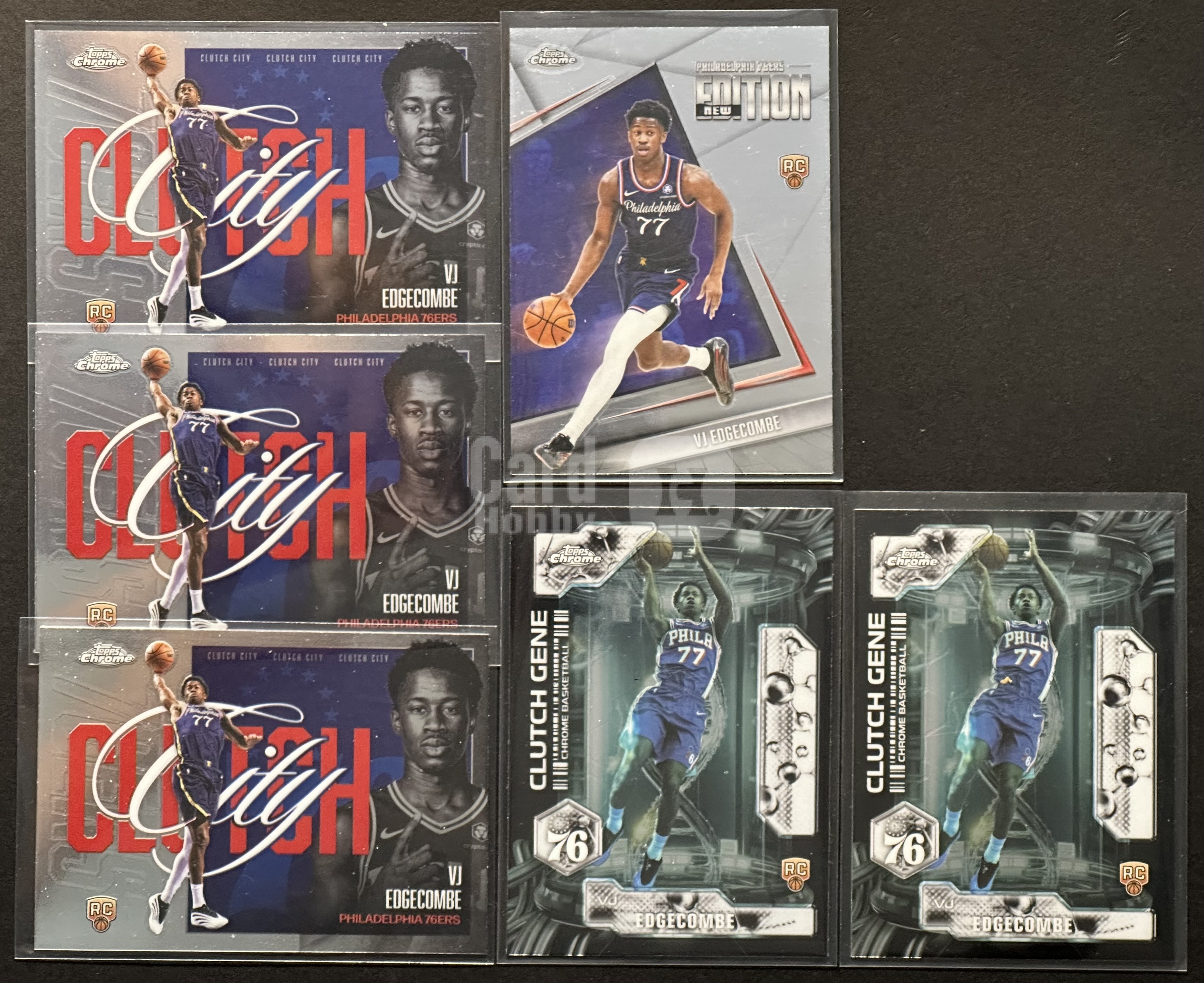 9# 2026 Topps Chrome VJ Edgecombe RC Update TCU VJ 埃奇库姆 76人 新秀 多种特卡 lot不保卡品【怪兽代卖】#ZZzz