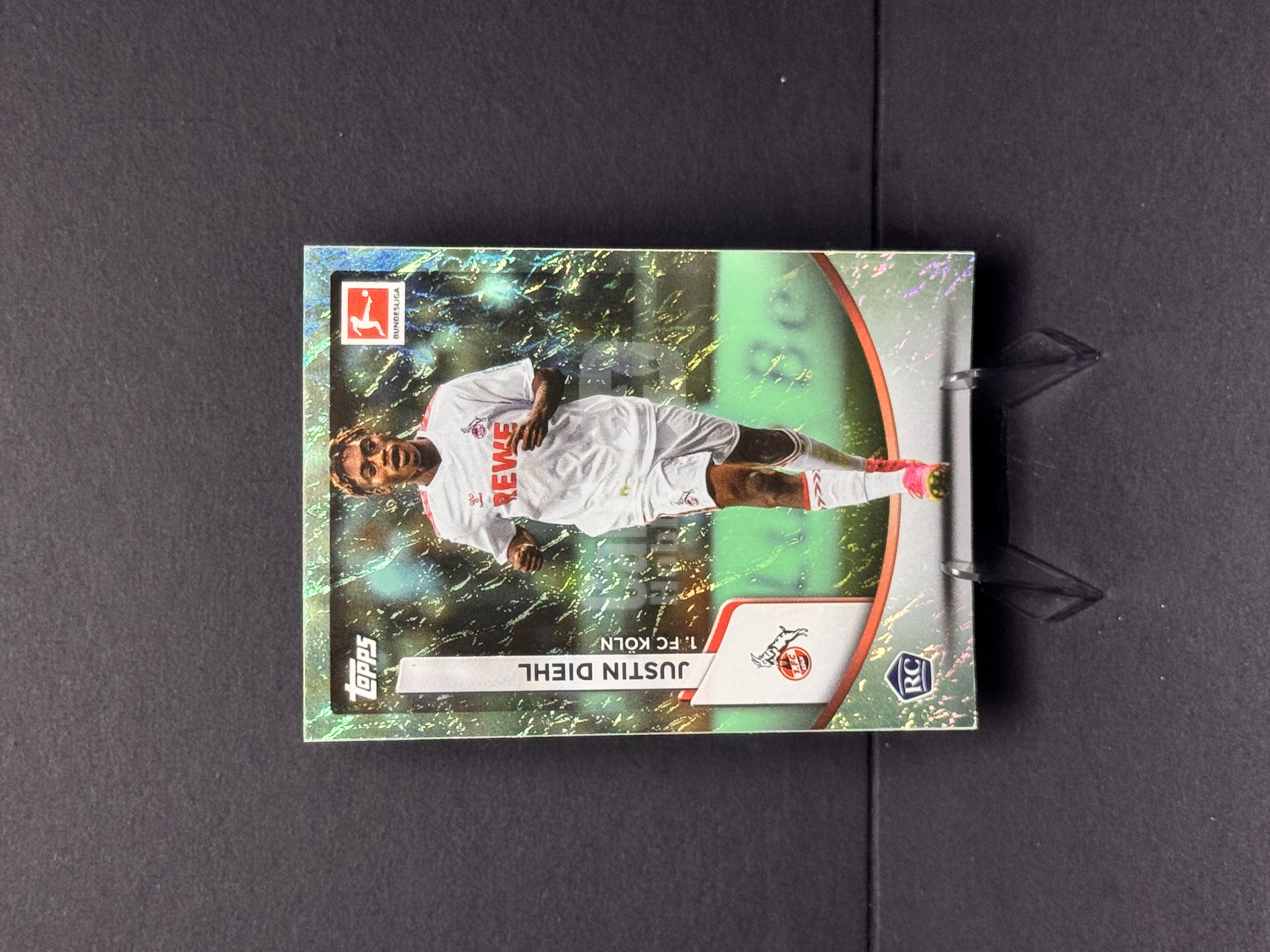 2024 Topps Bundesliga Justin Diehl RC 德甲 碧玉 贾斯汀 迪尔 科隆 德国 新秀 碧玉折 折射 实卡精美 收藏必备 卡品如图【星爷代拍】 M3-5