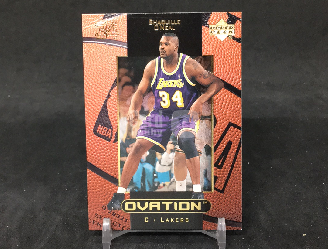 【DC拍卖】5.01(微瑕)1999-00 Upper Deck Ovation 沙奎尔・奥尼尔 湖人传奇内线 经典复古老卡 #27