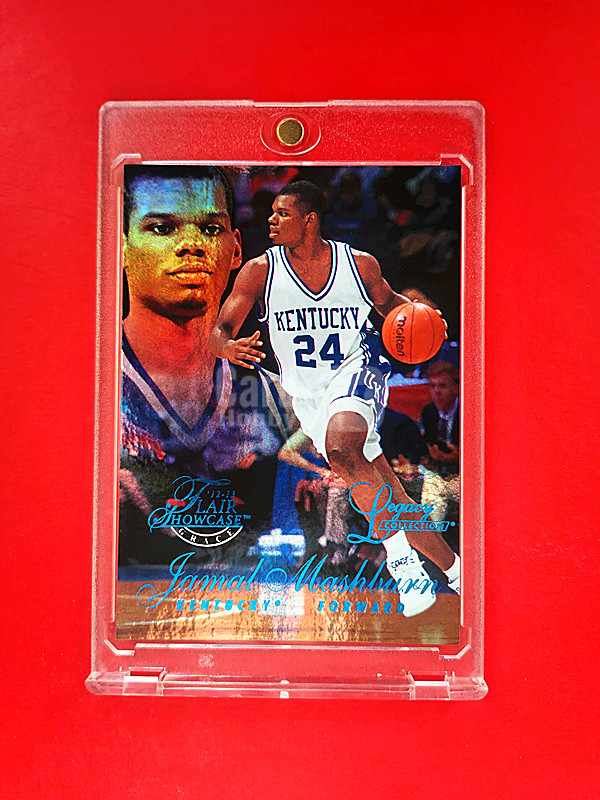 2012-13 Fleer Retro 贾马尔·马什本 (( 限量150张 1996-97 FLAIR SHOECASE )) 单场50分、10篮板 小牛队 三剑客 ebay奇迹