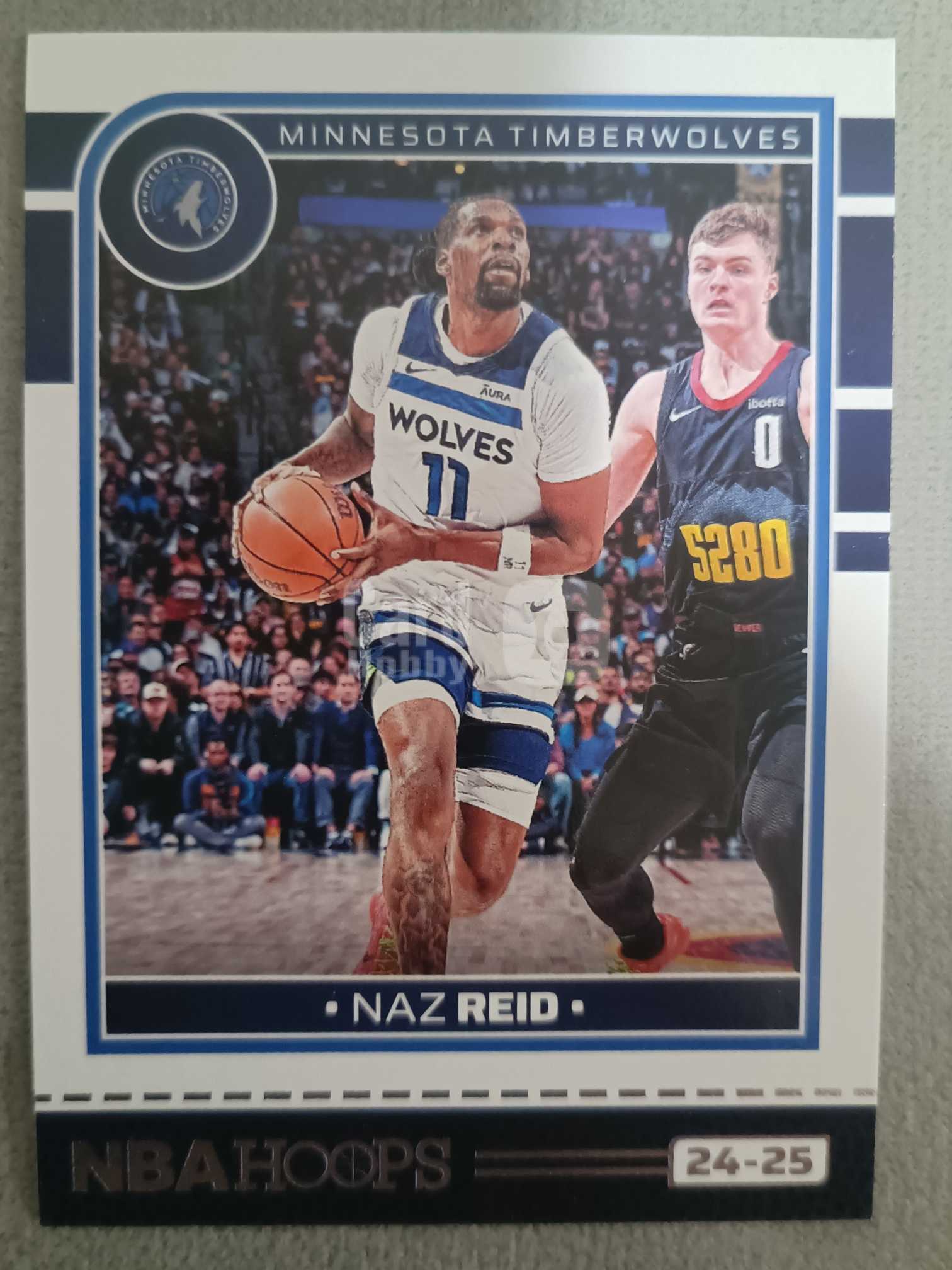2024-25 Panini NBA Hoops Naz Reid 【接代拍】NBA Hoops base 纸卡 纳兹·里德 明尼苏达森林狼 队迷人迷 收藏凑套可入