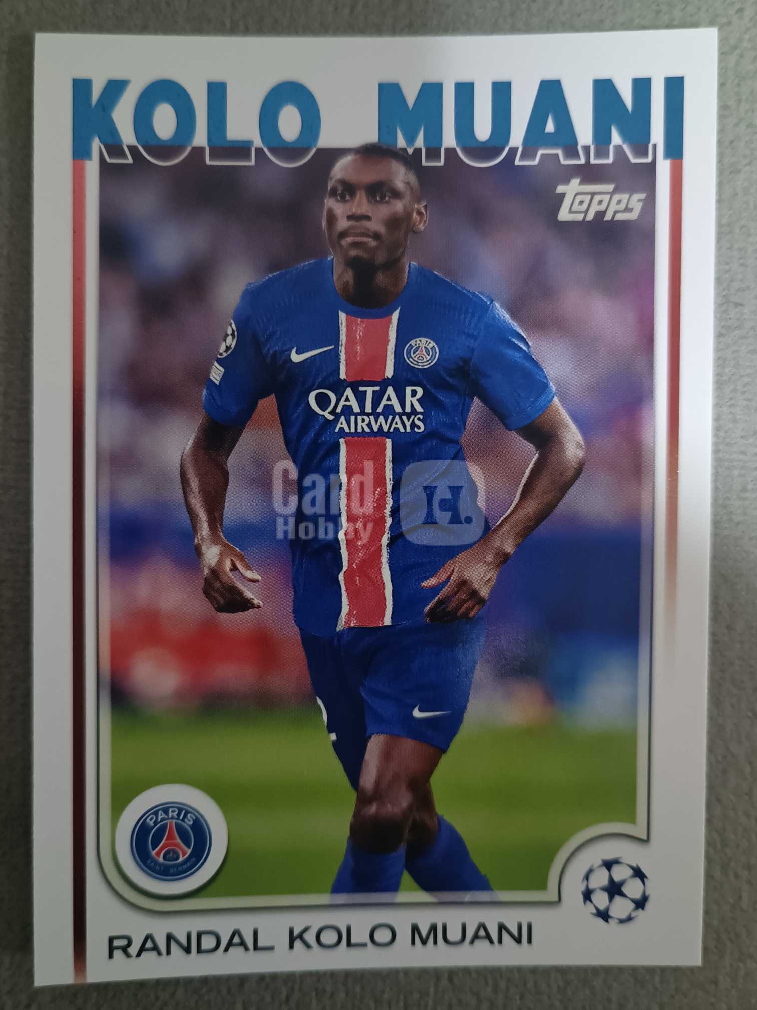 2025 Topps UEFA Champions League Randal Kolo Muani 【接代拍】欧战UCC base 纸卡 兰德尔·科洛·穆阿尼 法国🇫🇷 巴黎圣日耳曼 尤文图斯