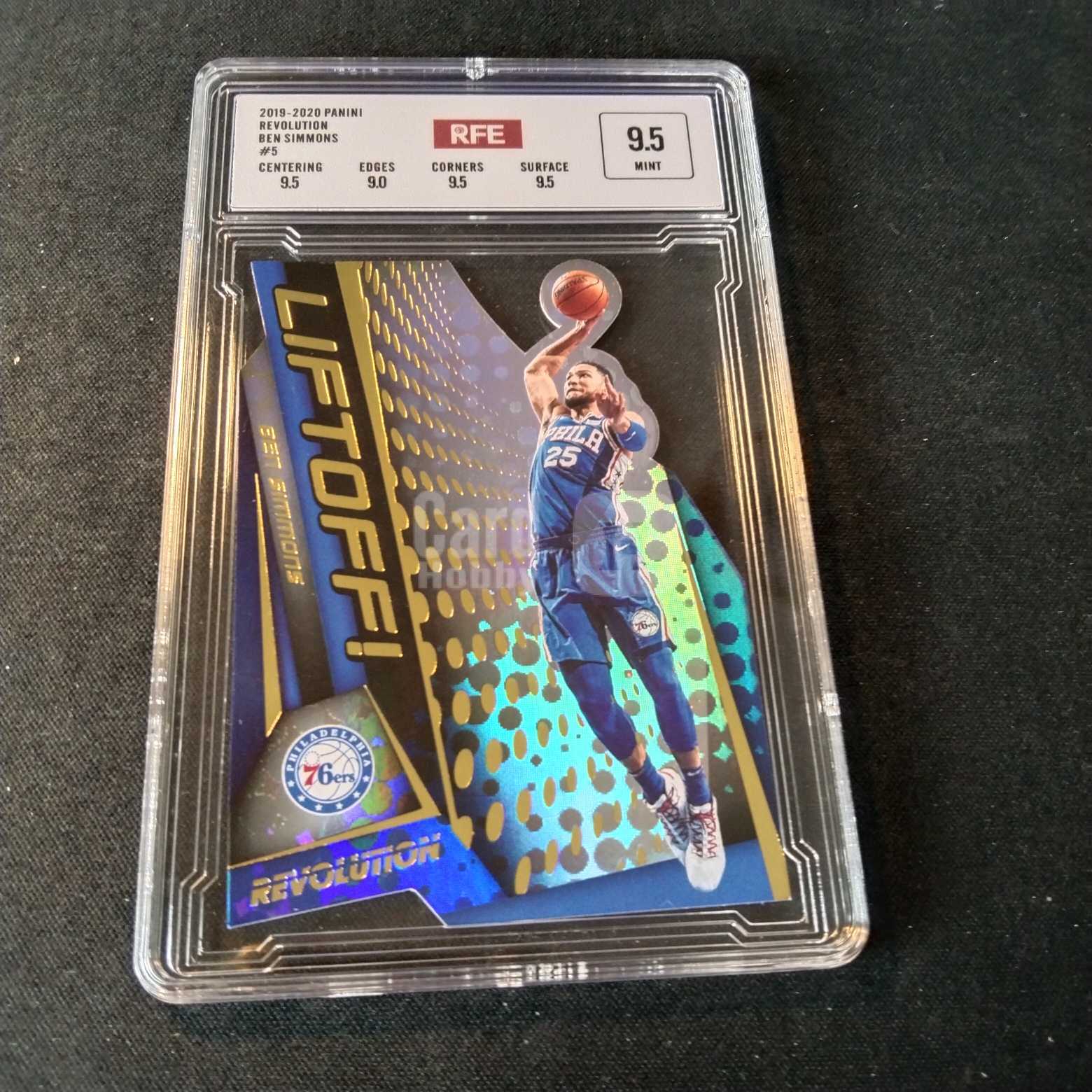 2019-20 Panini Revolution 本 西蒙斯 评级卡 76人 折射 异形切割 实卡精美稀有 品质保障 投资收藏必备 保值回购 详情见说明【KUROKO】
