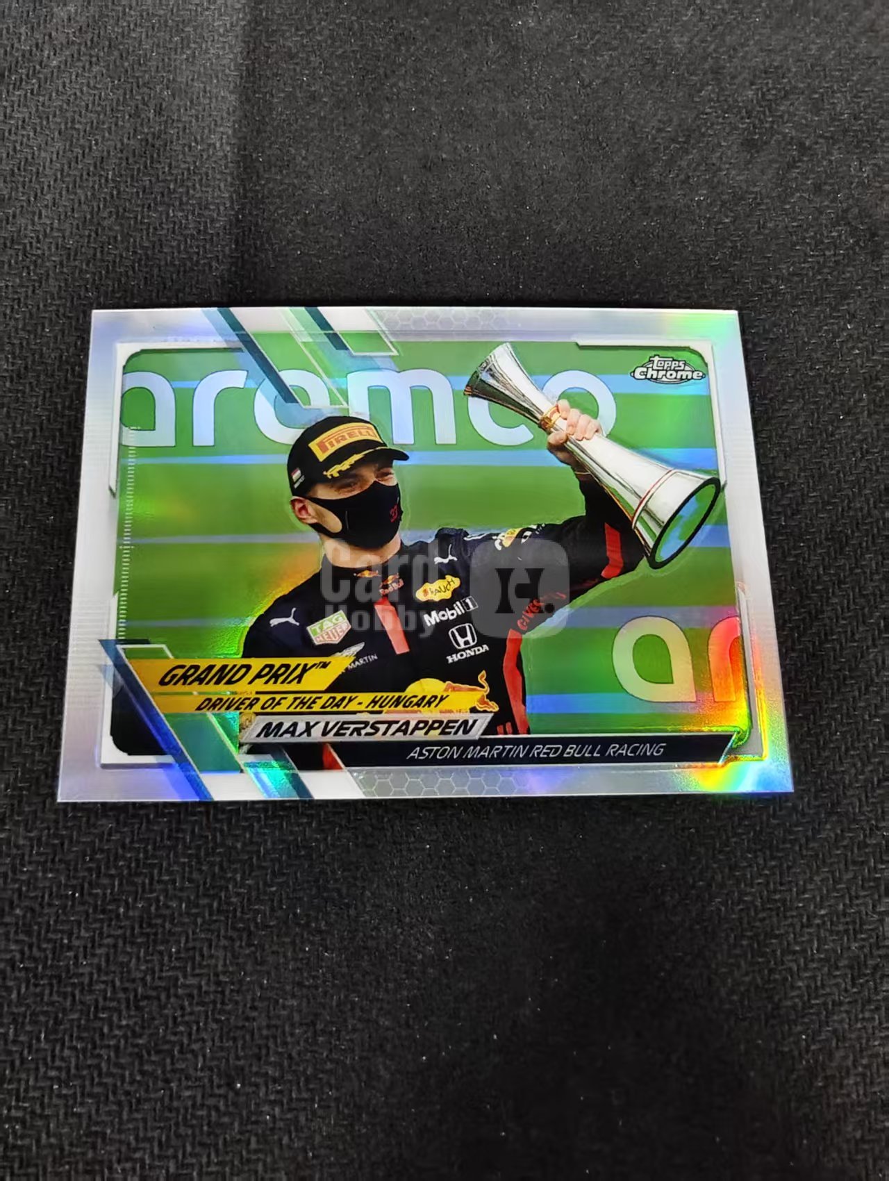 2021 Topps Chrome Max Verstappen F1 维斯塔潘 红牛 银折 划痕 边角瑕疵 #168