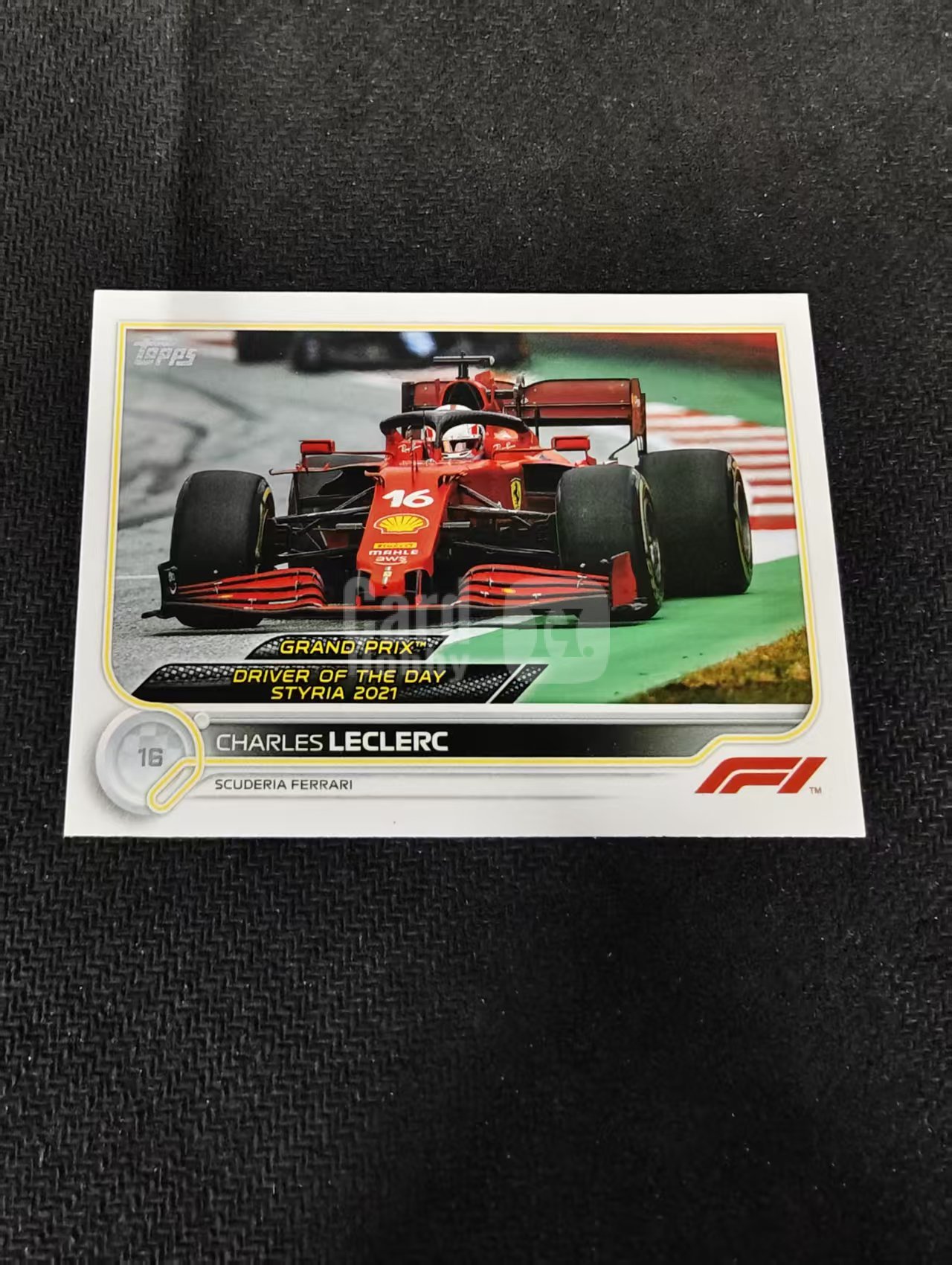 2022 Topps F1 Charles Leclerc 法拉利 夏尔 勒克莱尔 划痕 边角瑕疵@180