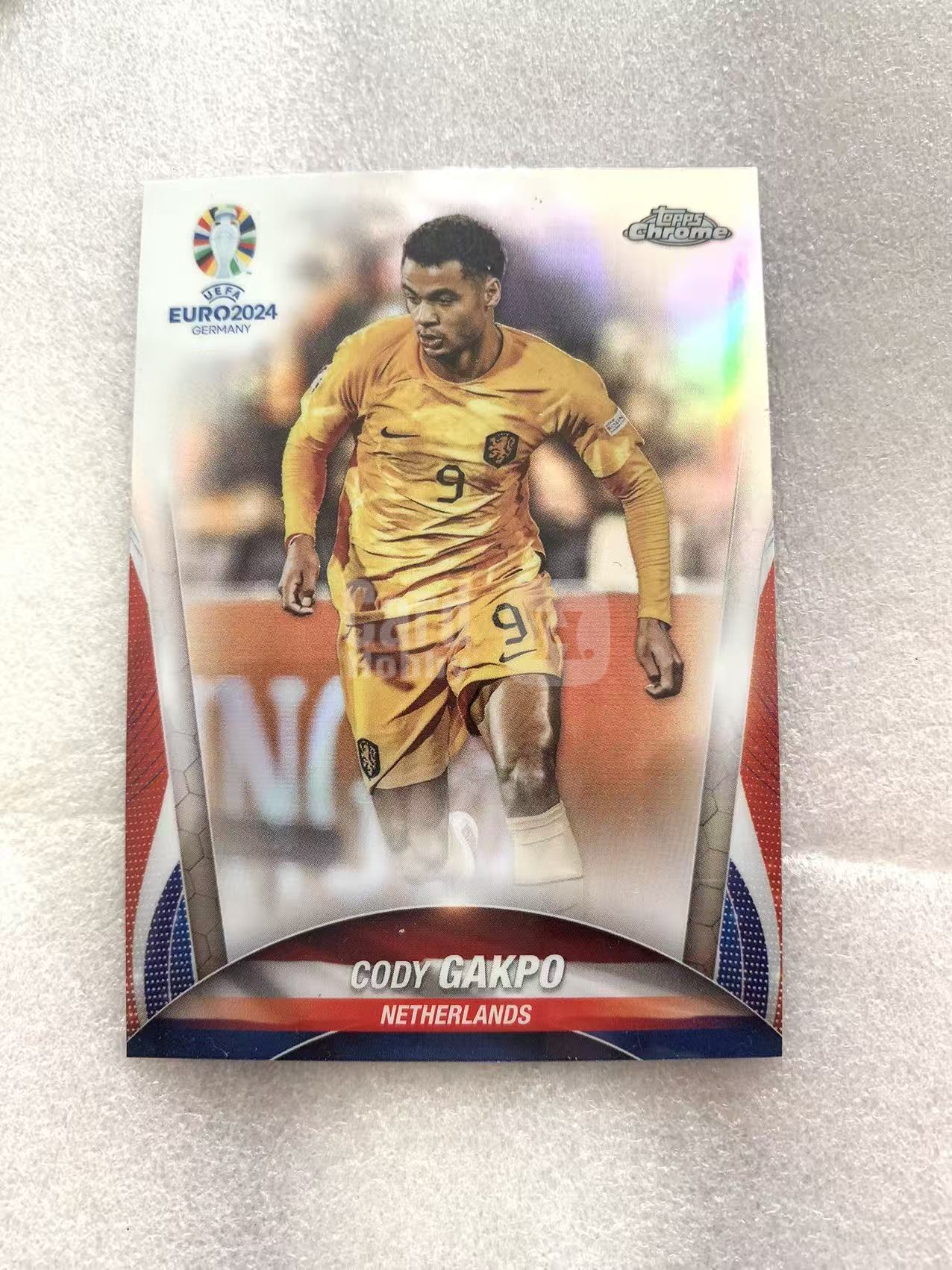 2024 CHROME EURO CODY GAKPO 科迪 加克波 银折 折射 欧洲杯 荷兰 利物浦 NETHERLANDS 柒仟