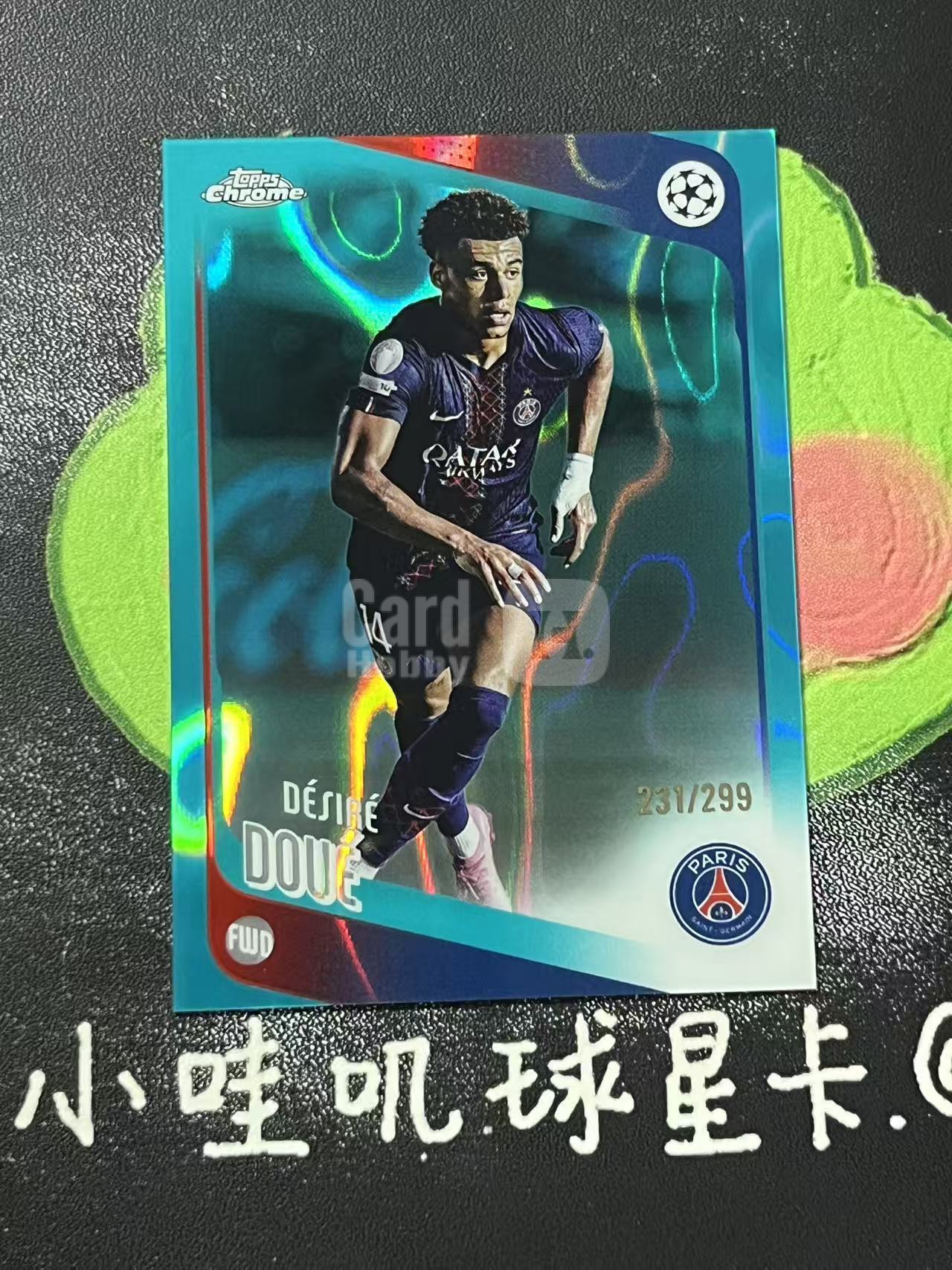 2026 Topps Topps Desire Doue 欧冠 巴黎圣日耳曼 杜埃 299编 法国 微瑕如图【ZYP代拍】羽羽