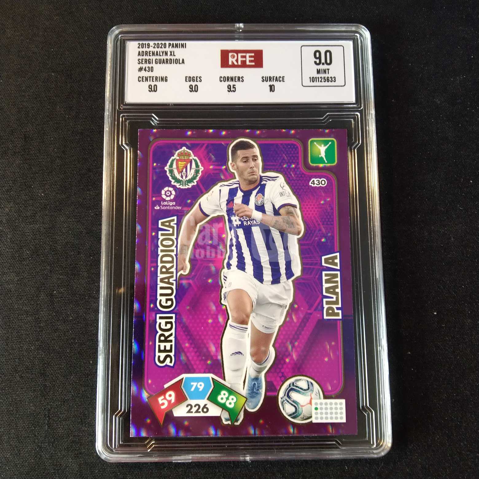 2019-20 Panini Adrenalyn XL 瓜迪奥拉 评级卡 皇家巴利亚多利德 折射 实卡精美稀有 品质保障 投资收藏必备 保值回购 详情见说明 【蓝色星球】