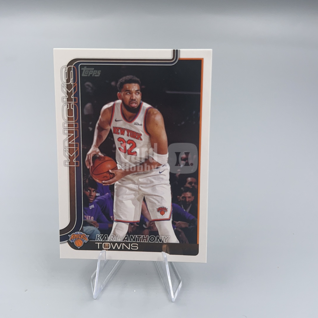 2025 Topps Topps Karl Anthony Towns 【顺丰速运 只合并不累计】TOPPS 唐斯 base J