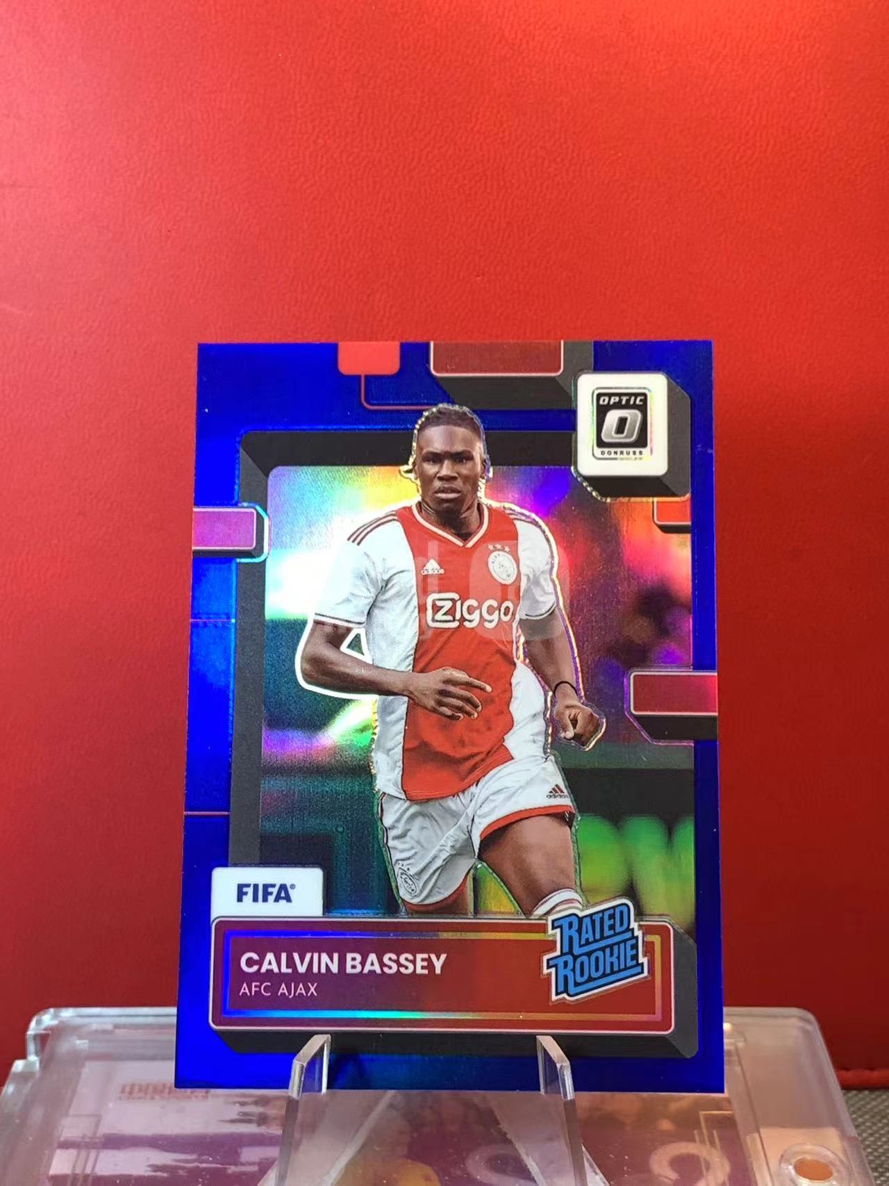 (詹叔代拍) 2025 Panini Donruss Calvin Bassey 卡尔文 巴西 尼日利亚 蓝折 杜蕾斯 65/99编 顺丰寄付 泰山