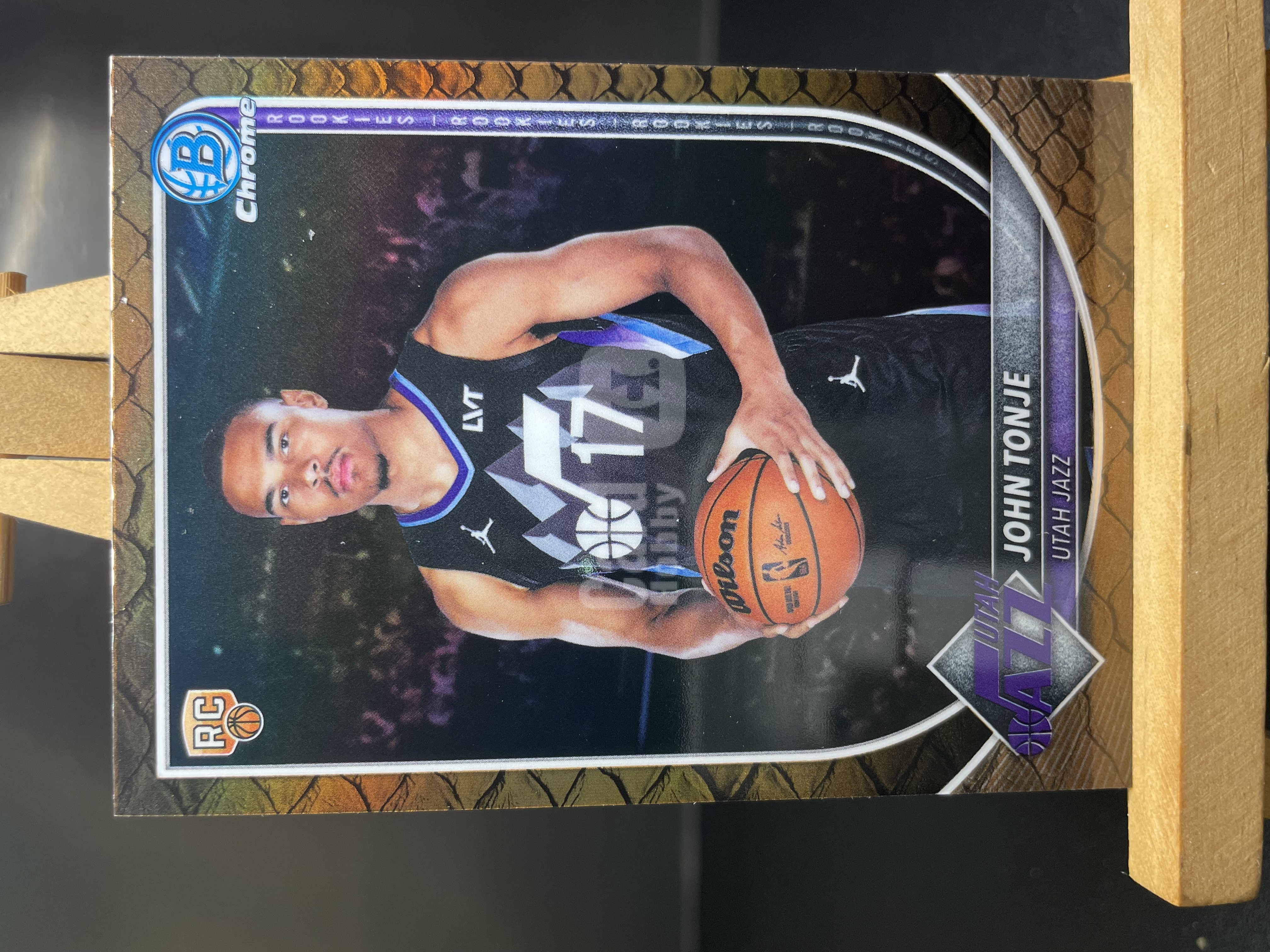 (A7) 2025 TOPPS 棕 蛇纹折 新秀RC 约翰 汤杰 爵士 近期大热球星 收藏凑套必备 卡品如图 !!!