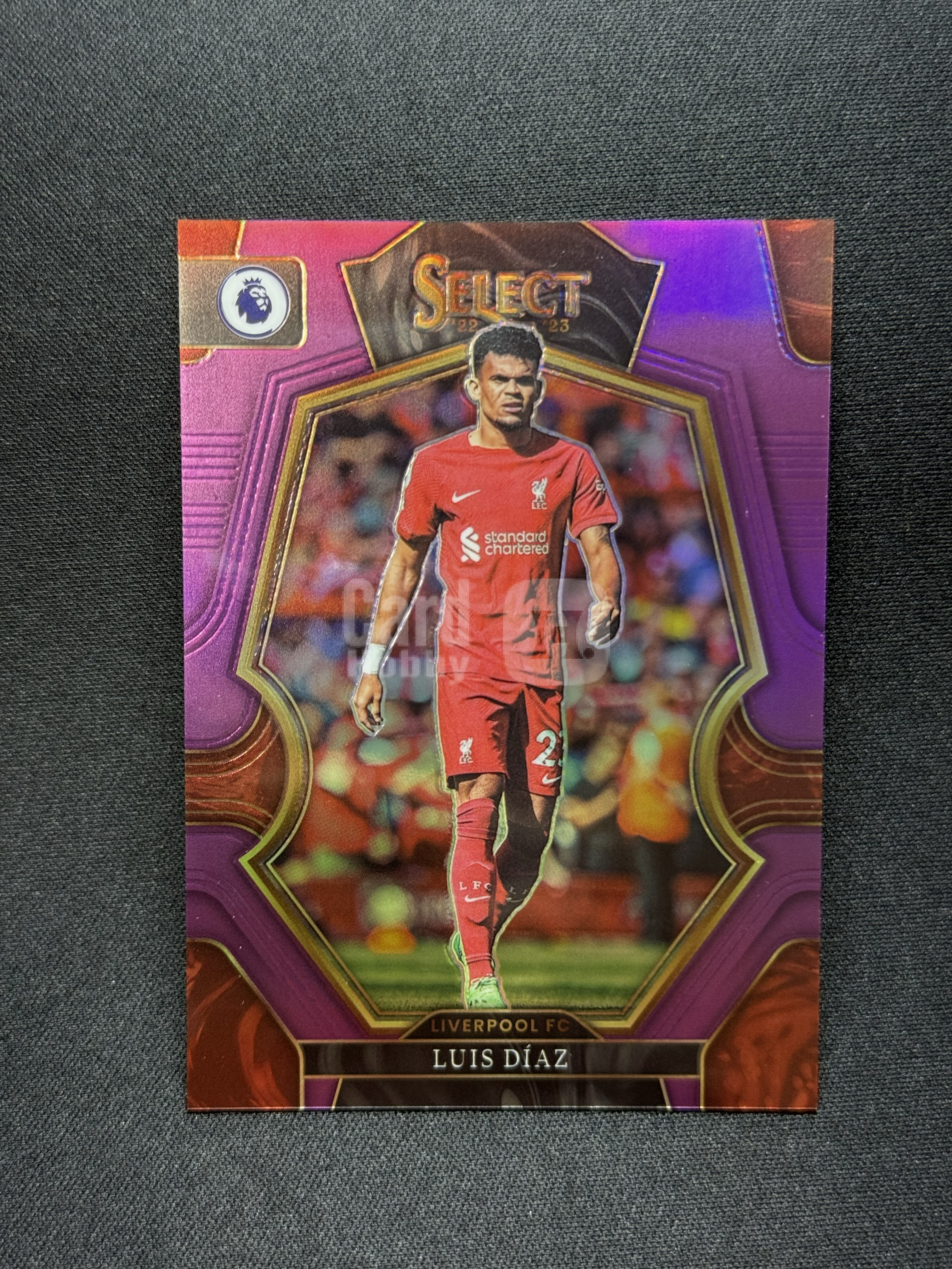 2022-23 Panini Select Luis Diaz 【小贝代拍】英超 Select 利物浦 路易斯 迪亚斯 紫折 /135编 瑕疵如图 拍前看描述 Kwan