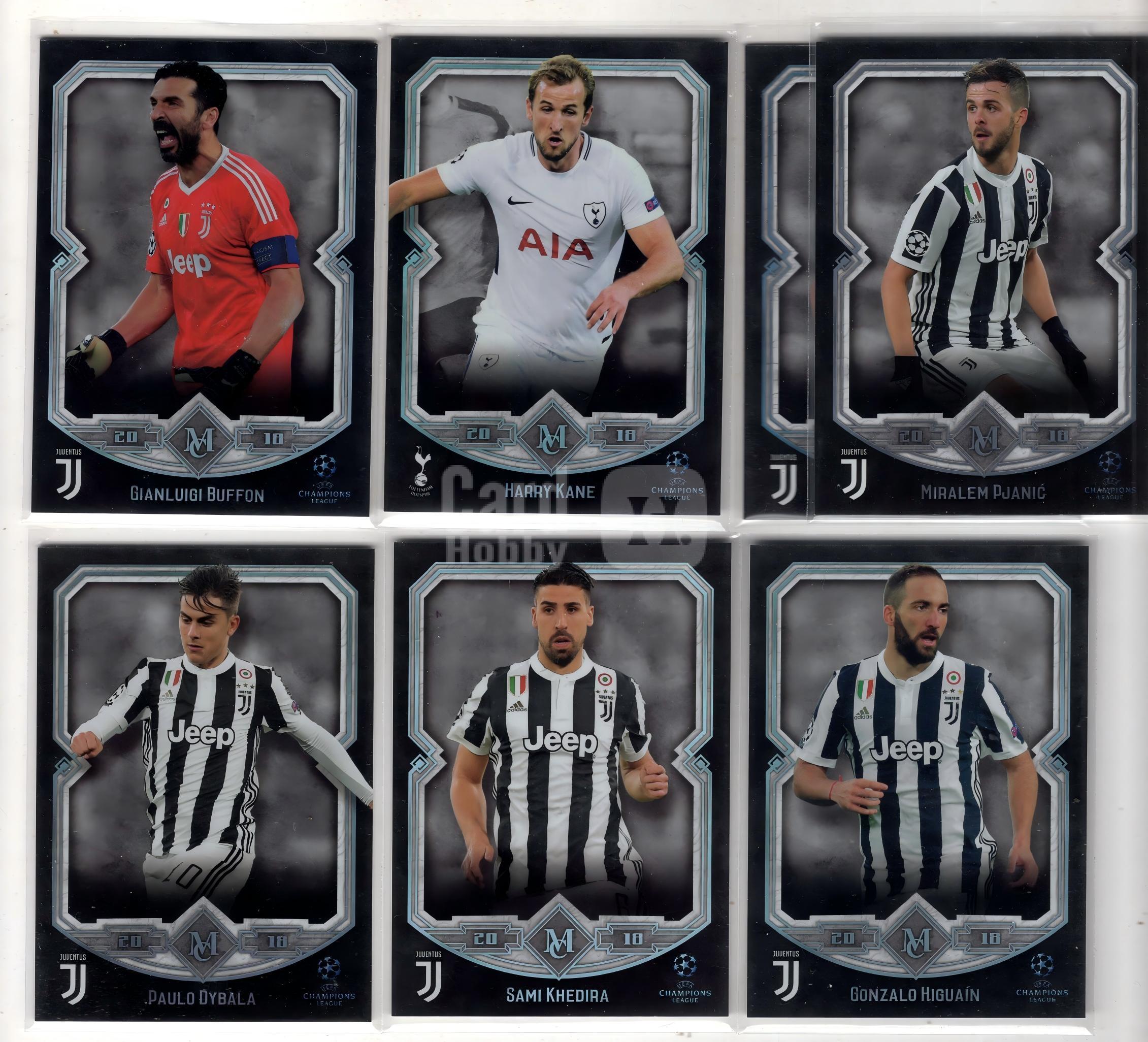 2018 Topps Museum lot 【来拆波卡】欧冠 博物馆 皮亚尼奇 布冯 凯恩 迪巴拉 伊瓜因 折射 base hml
