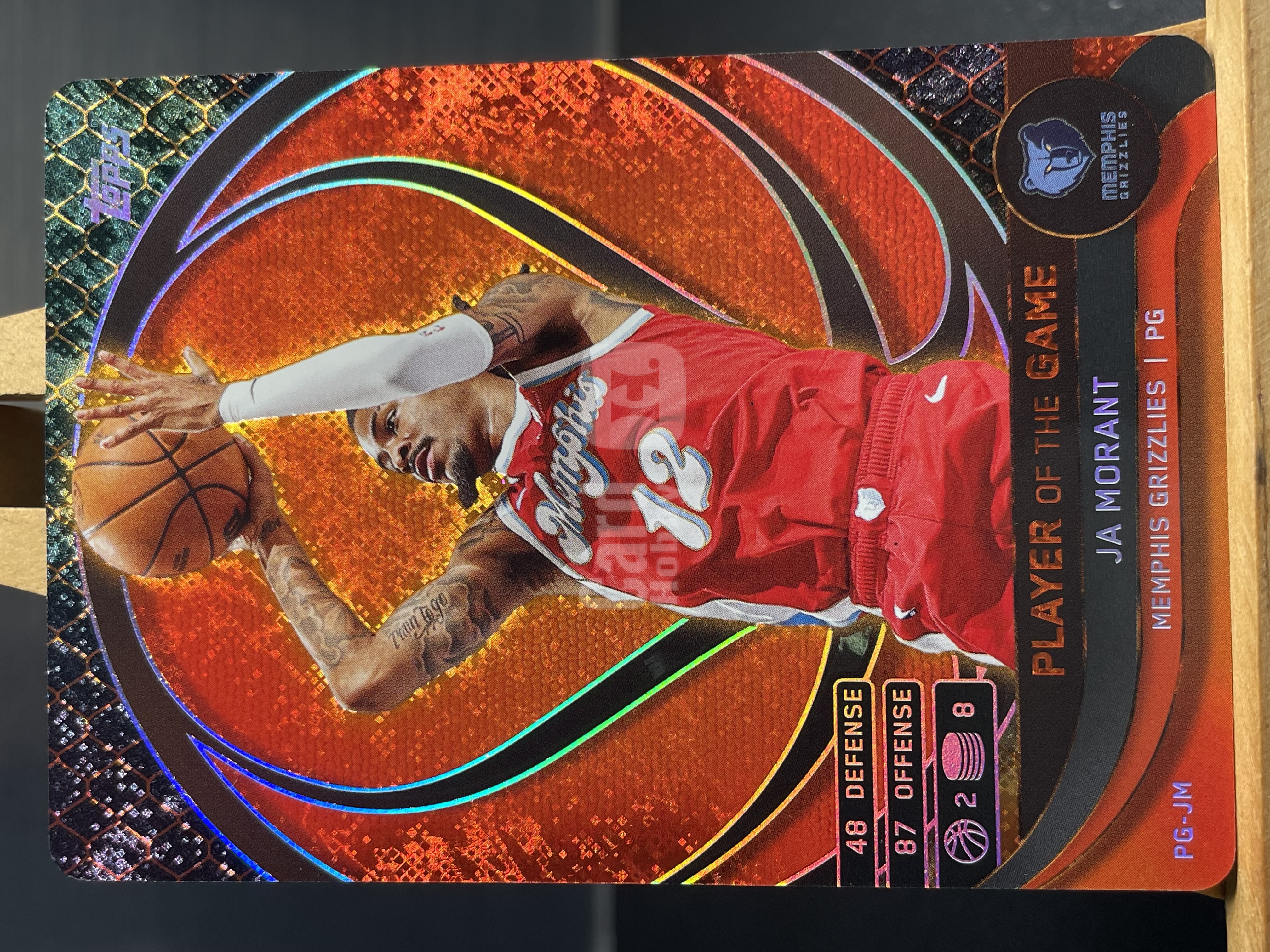(T3) 2025 TOPPS 折射 莫兰特 灰熊 实卡好看 收藏凑套必备 卡品如图!!!