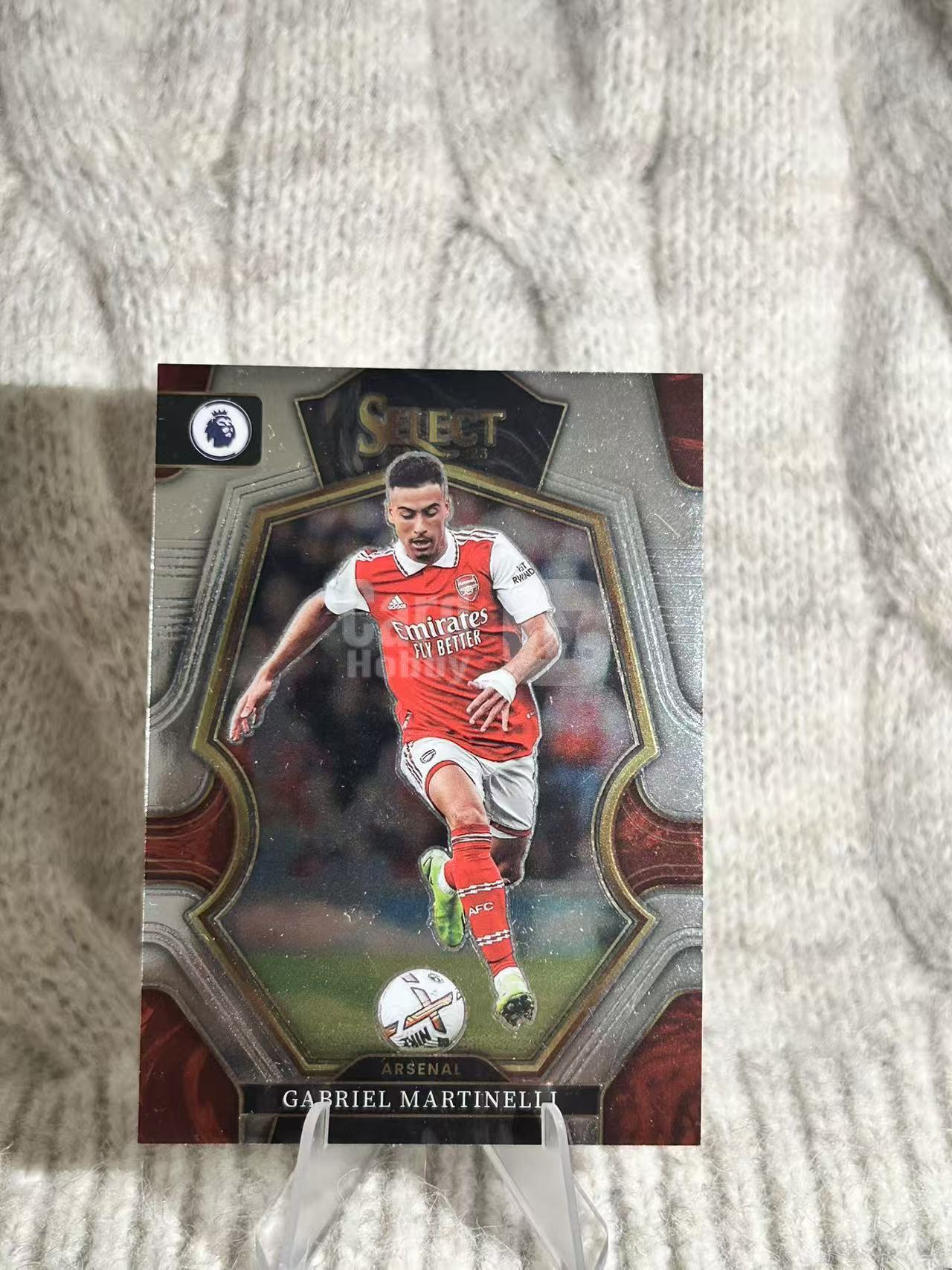 2024-25 Panini Select Gabriel Martinelli 阿森纳边锋,速度迅猛,门前终结能力优秀,枪手进攻尖刀,凑套必备