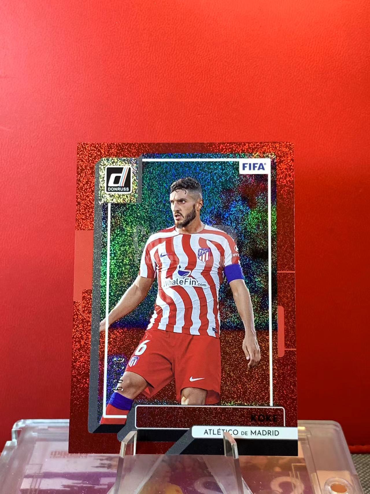 (詹叔代拍) PANINI 2022-23 DONRUSS KOKE 科克 83/99编 FIFA 马竞 西班牙 OPTIC PRIZM材质 顺丰寄付 泰山