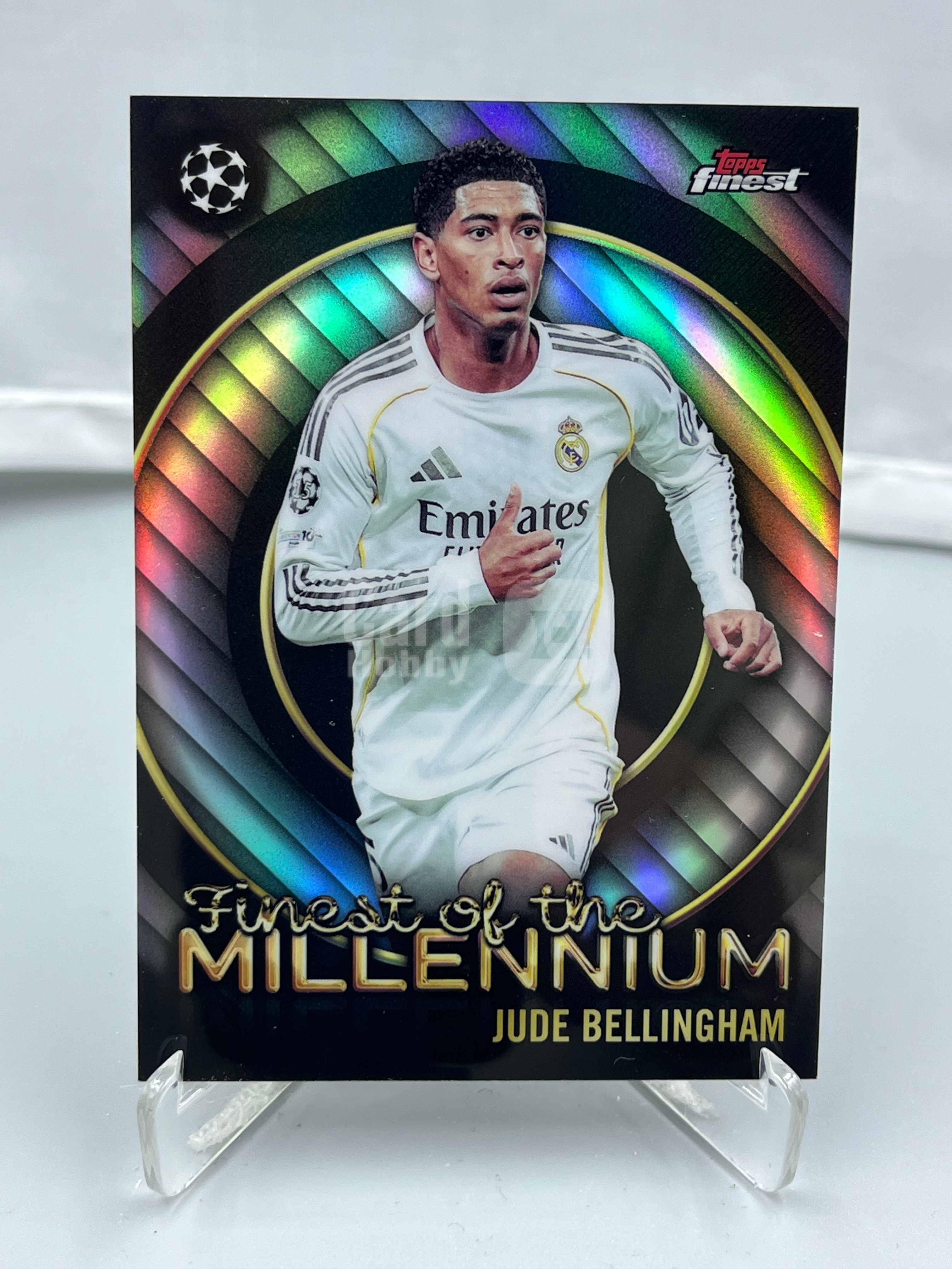 2026 Topps Finest Jude Bellingham 欧冠欧战 贝林厄姆 皇马 英格兰 Millennium 特卡 千禧年最佳球员 银折 折射 瑕疵如图【暴富 LK张】ta986