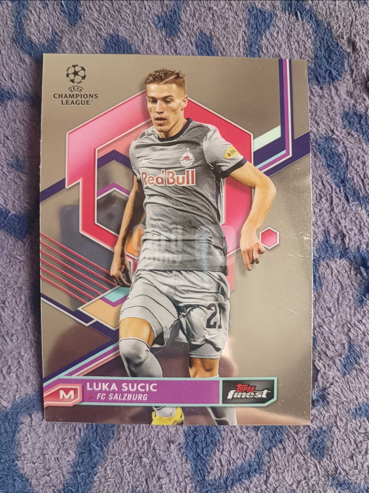 2023 Topps Finest Luka Sucic 【接代拍】Finest Chrome base 卢卡·苏契奇 克罗地亚🇭🇷 萨尔茨堡红牛 皇家社会 希望之星 未来可期 队迷人迷 收藏凑套