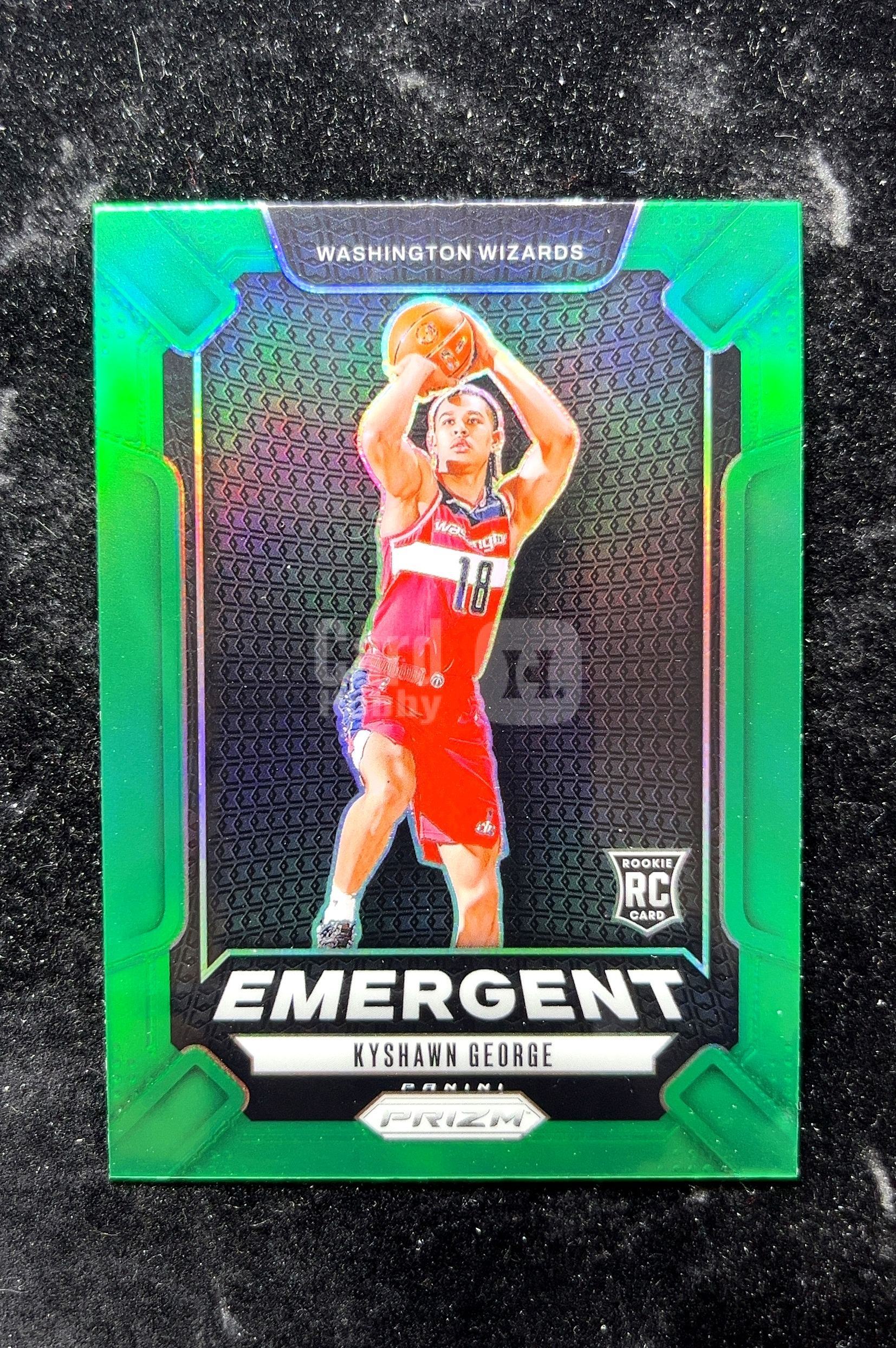 【小白1%代卖】2024 Panini Emergent Prizm Kyshawn George 凯肖恩·乔治 绿折 折射 新秀 RC 卡品如图 高价值 #3 Washington 0702