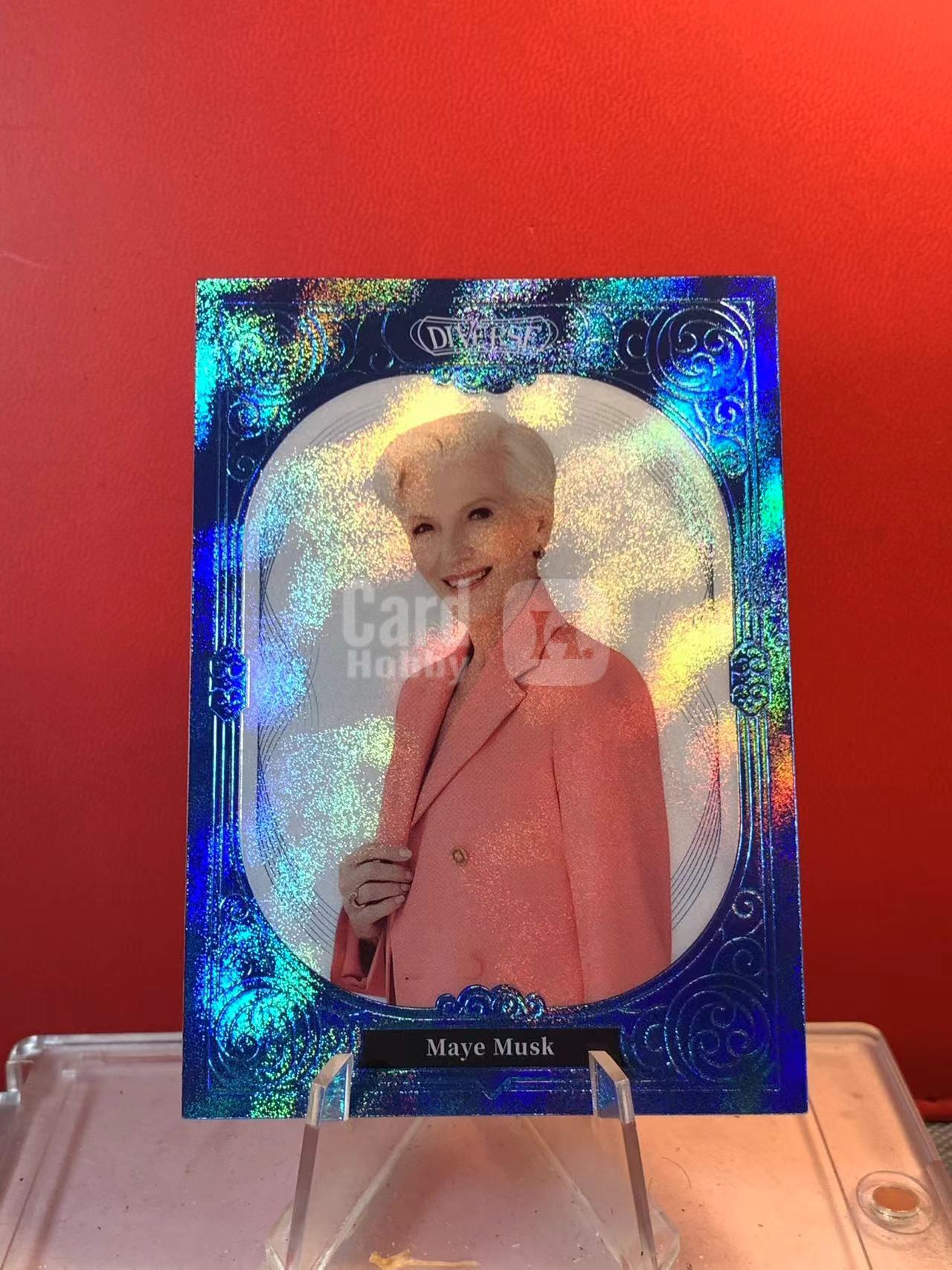 (詹叔代拍)2024 Kakawo Diverse Season 卡卡沃 名人堂系列 DK-RIR-06 MAYE MUSK 梅耶 马斯克 /1225编 蓝折 顺丰寄付