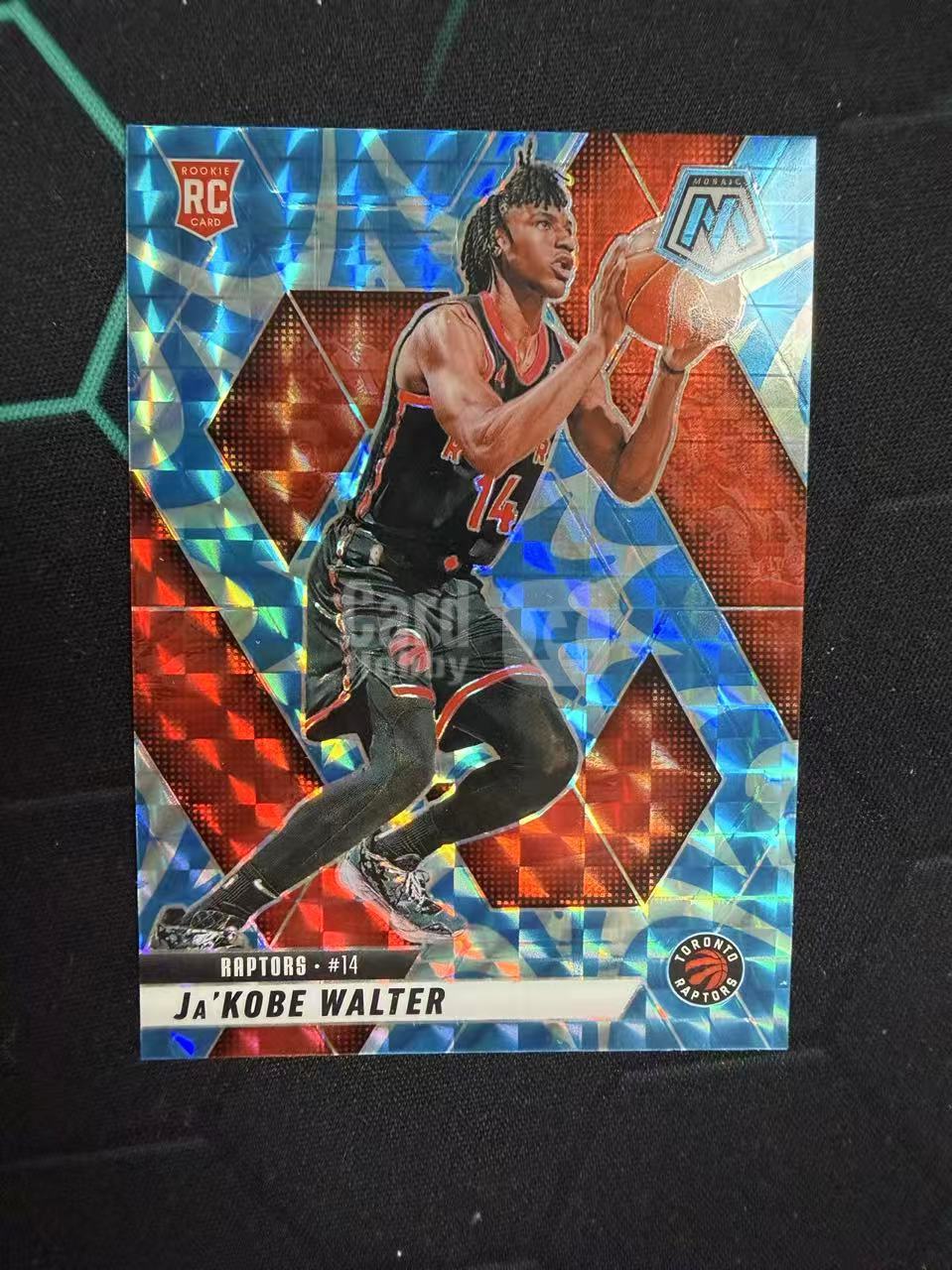 2024-25 Panini Mosaic Ja'Kobe Walter RC 贾科比 沃尔特 猛龙 新秀 蓝马赛克折 马赛克 收藏必备